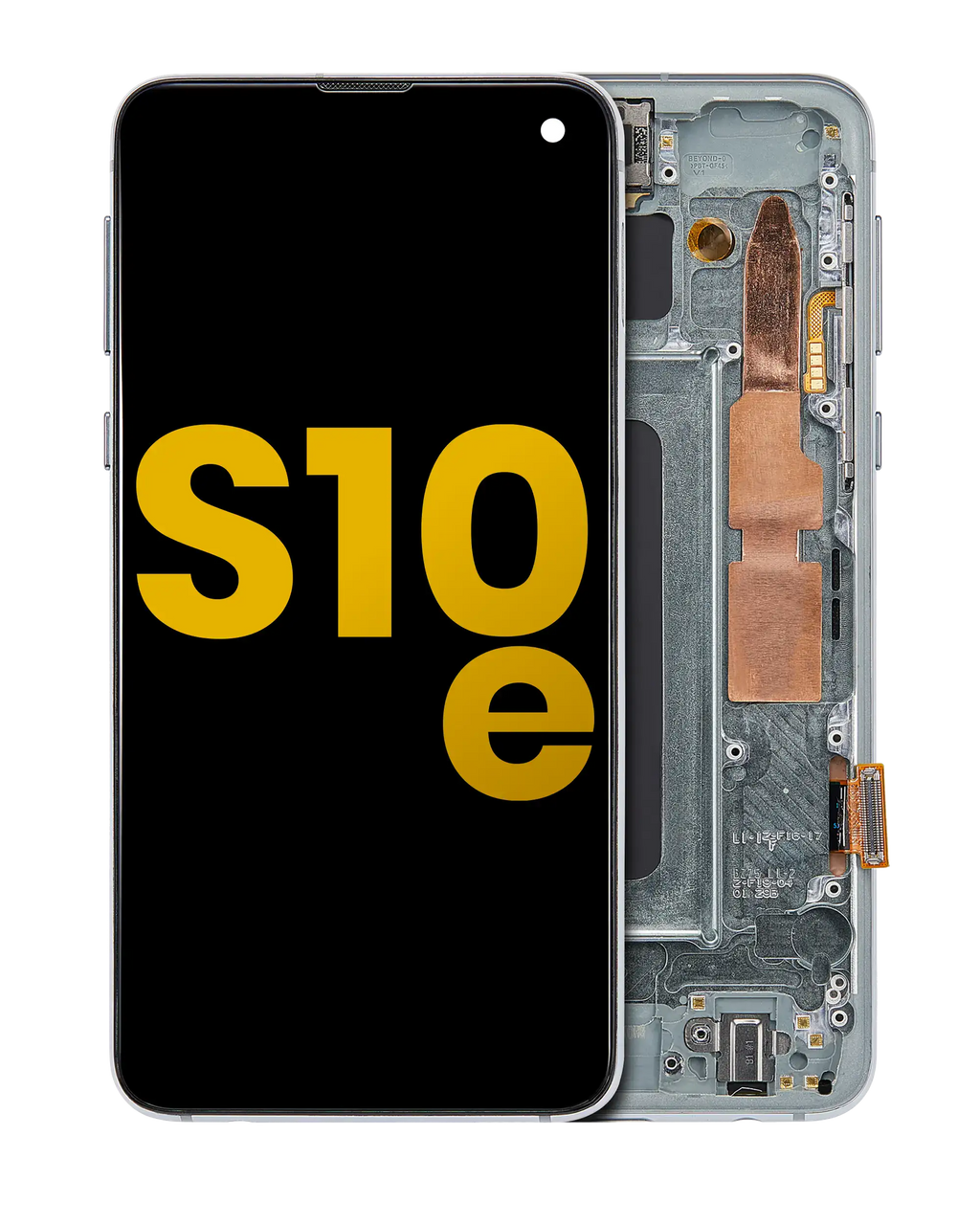 OLED-Display mit Rahmen für Samsung Galaxy S10E (Refurbished) (Prism Green)