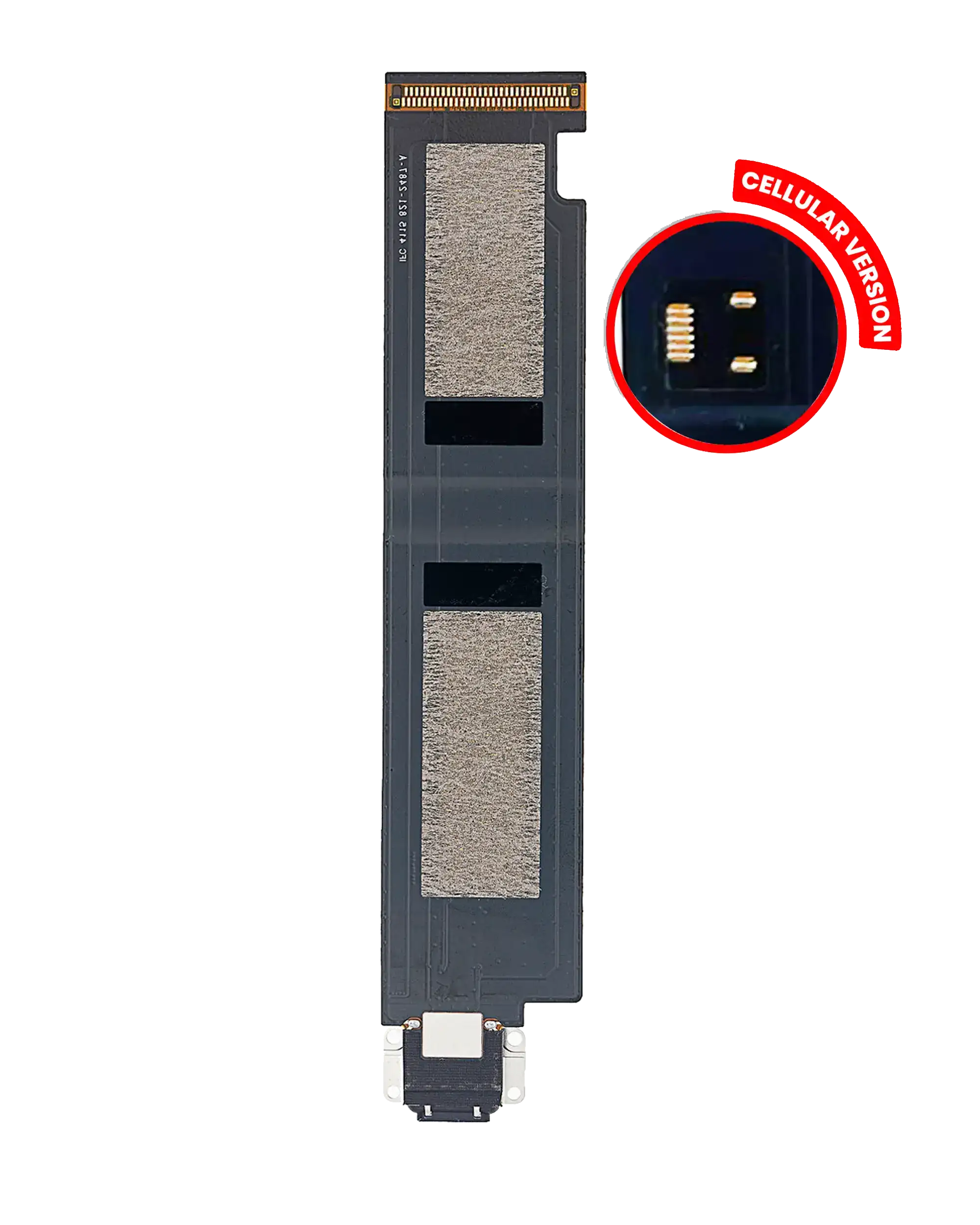 Ladebuchse-Flexkabel für iPad Pro 12.9 1. Gen Cellular Space Grau
