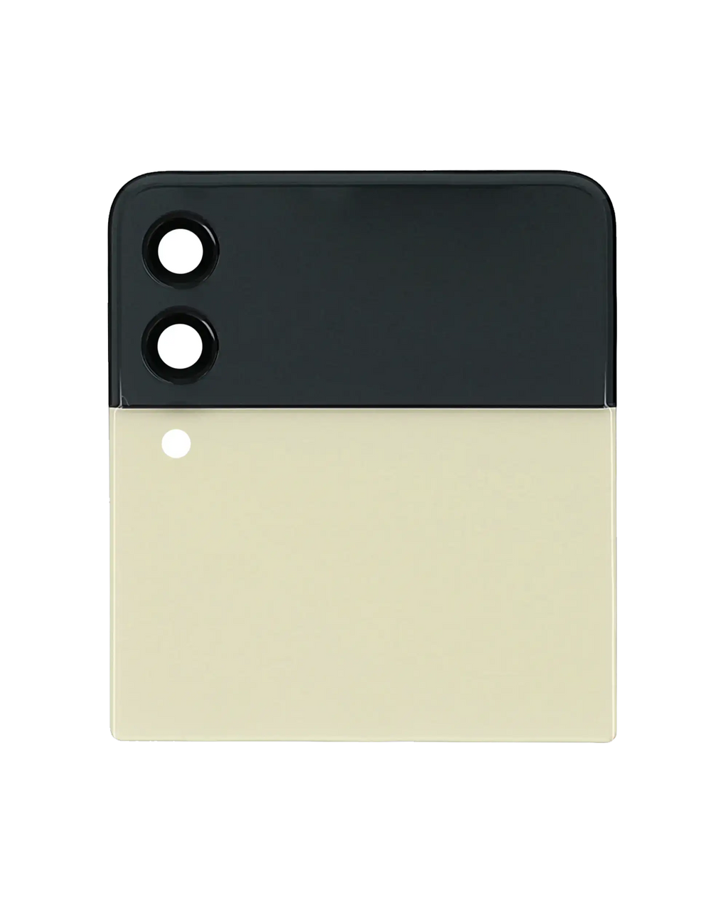 Outer OLED-Display für Samsung Galaxy Z Flip 3 5G (gebrauchter OEM-Ausbau, Qualität B/C) (Cream)