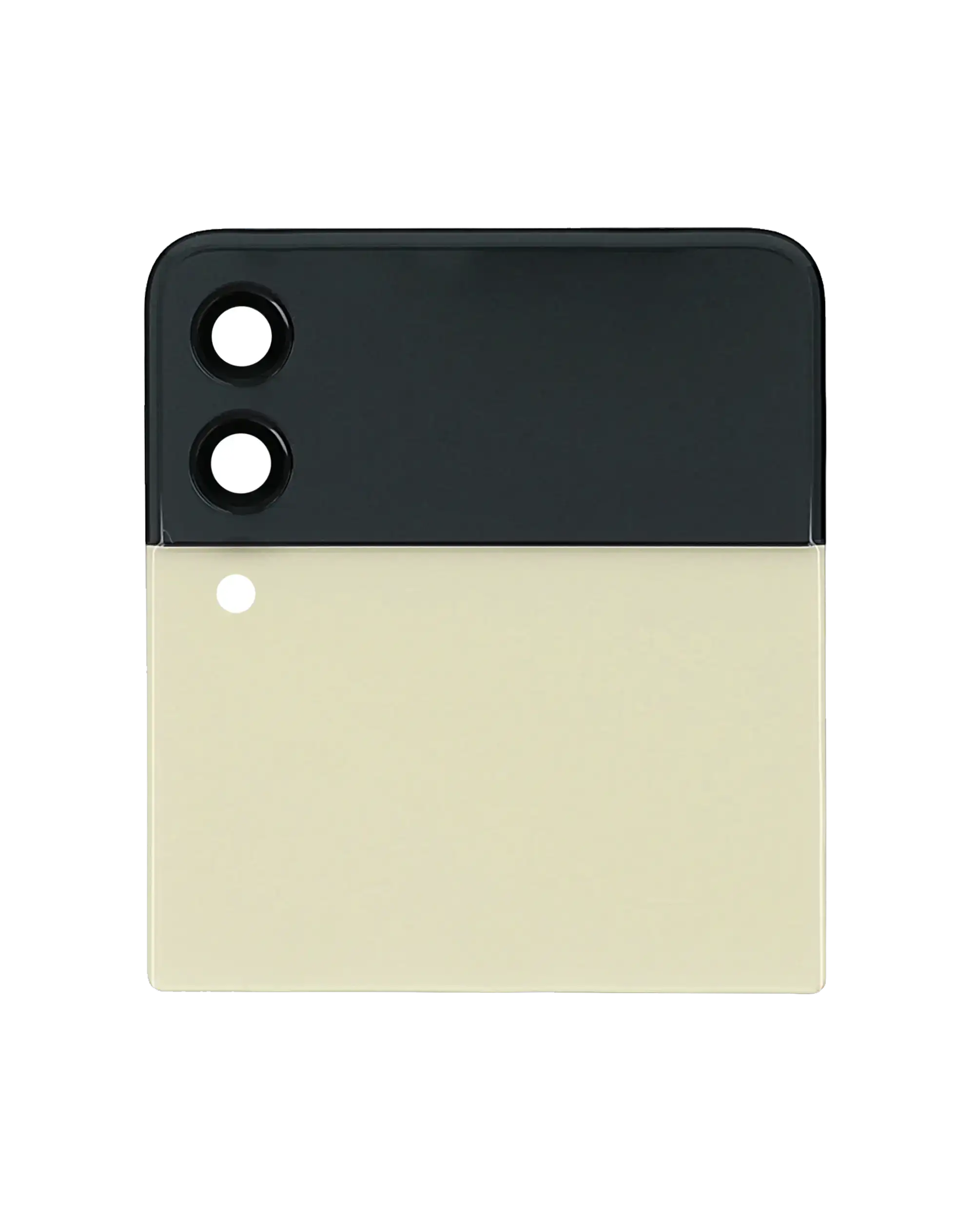 Outer OLED-Display für Samsung Galaxy Z Flip 3 5G (gebrauchter OEM-Ausbau, Qualität B/C) (Cream)