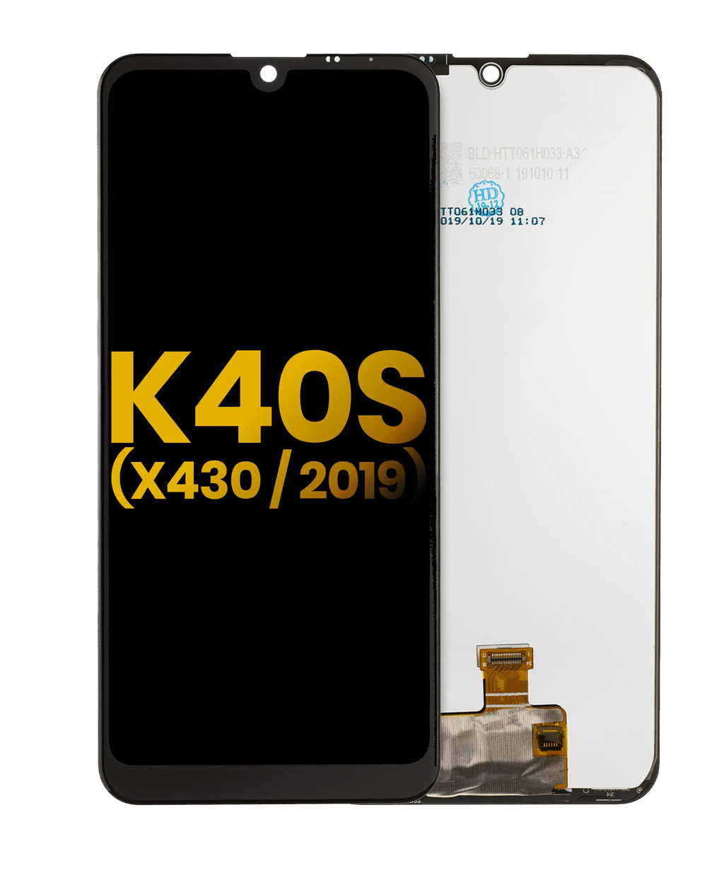 LCD-Display ohne Rahmen für LG K40s (X430 / 2019) (Refurbished) (Alle Farben)