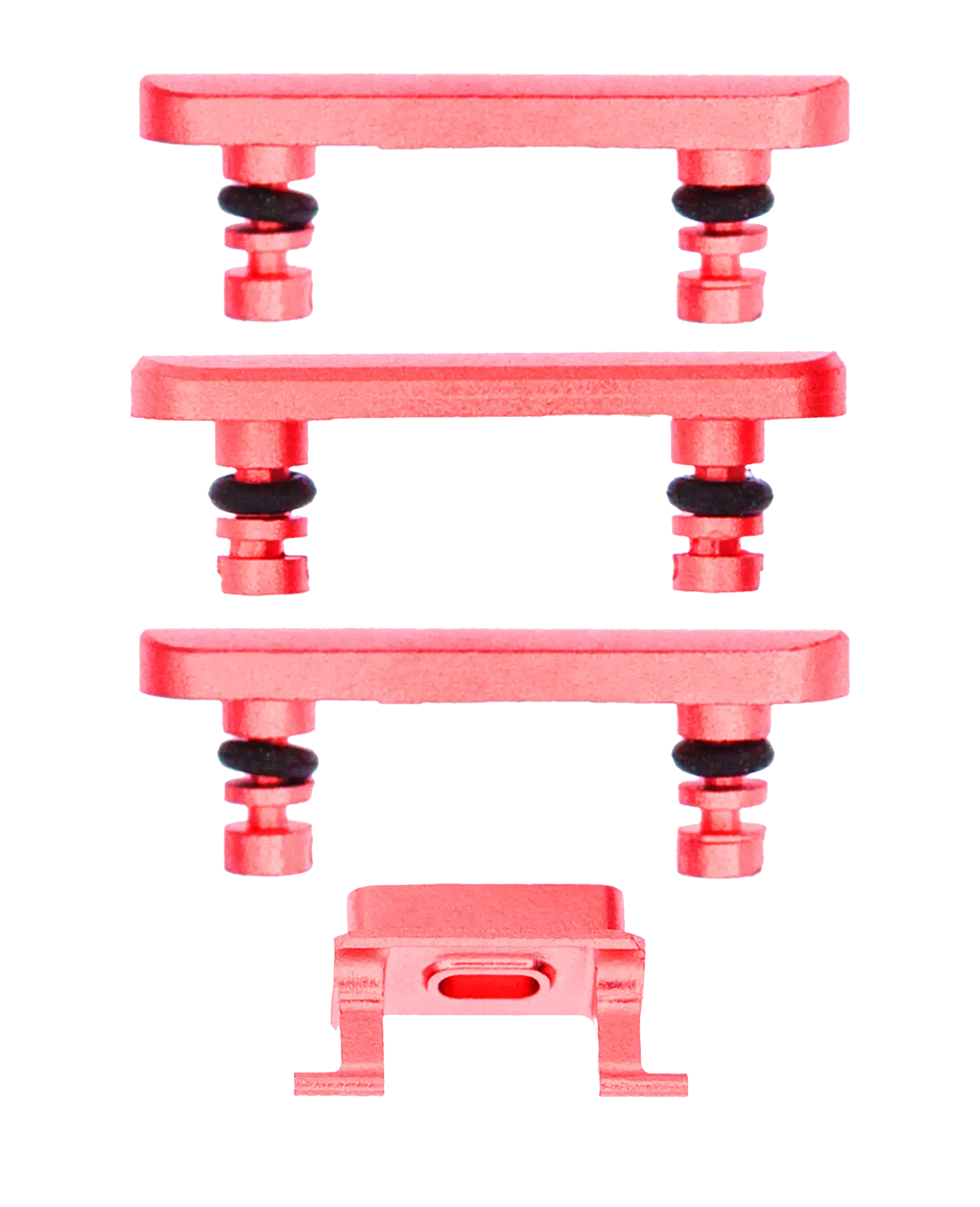Hard Buttons (Power / Volume / Switch) for iPhone 7 Plus (Red)