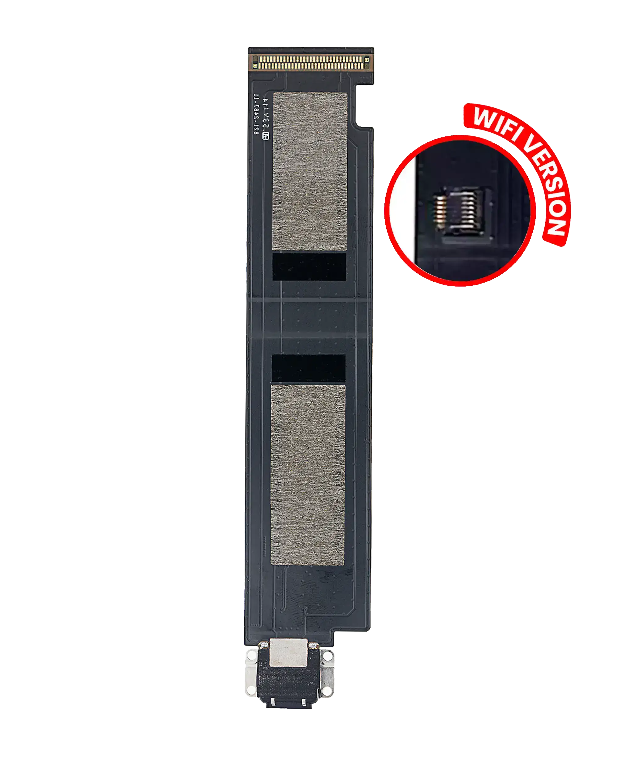 Ladebuchse-Flexkabel für iPad Pro 12.9" 1st Gen (2015) (WiFi Only) (Space Grau)