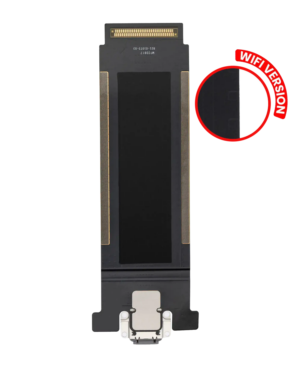 Charging Port Flex Cable for iPad Pro 12.9" 2nd Gen (2017) (WiFi Only) (Space Gray)