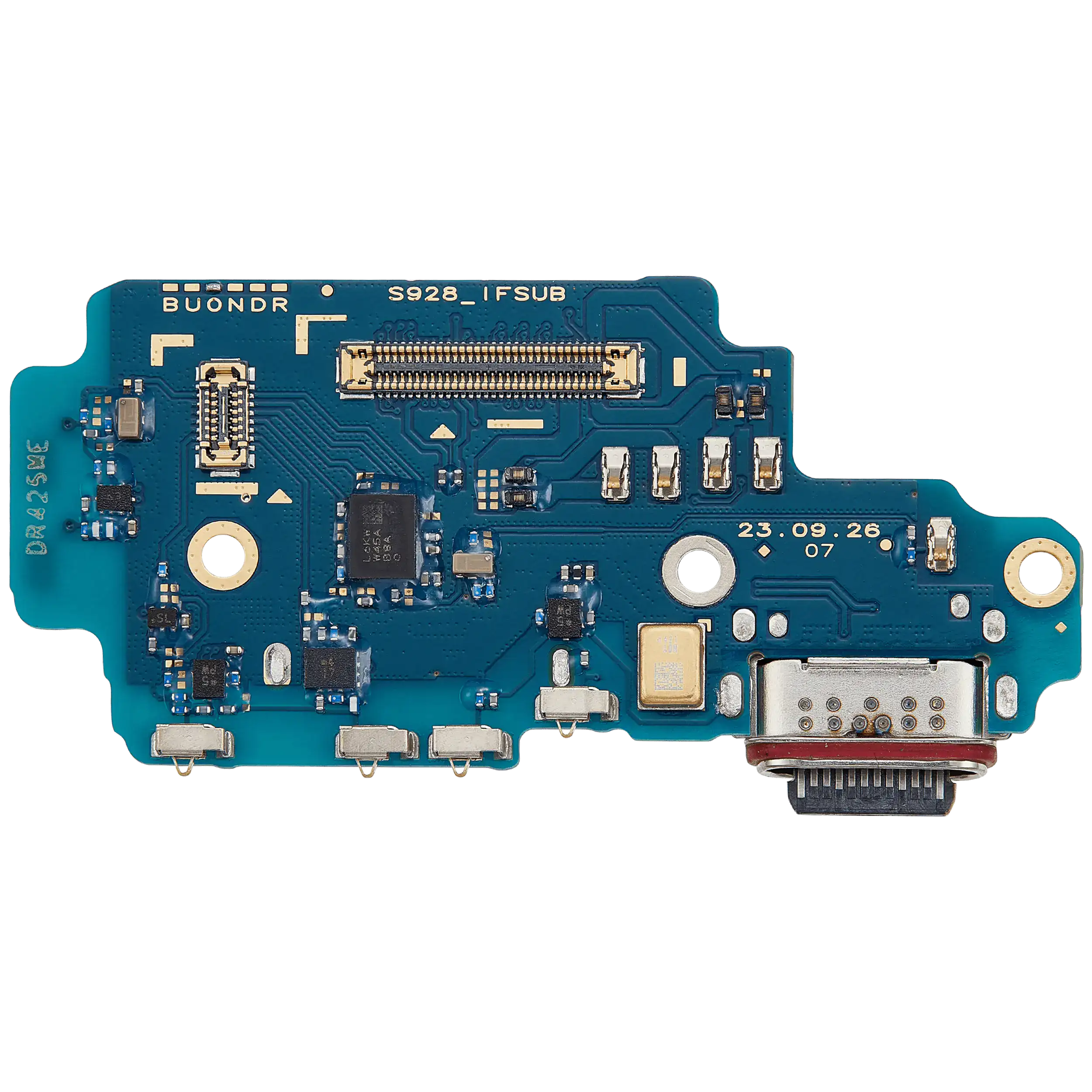 Charging Port Board with SIM Card Reader for Samsung Galaxy S24 Ultra 5G (S9280) (Dual-SIM Version) (Premium)