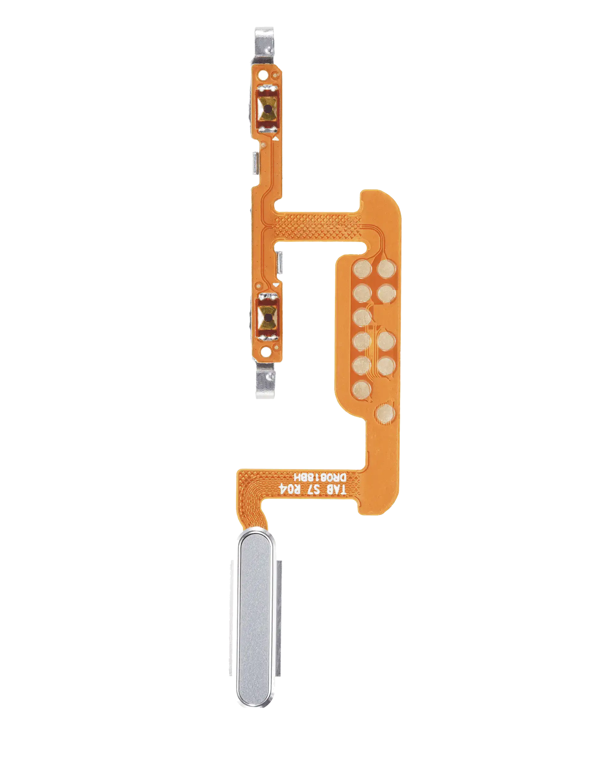 Power and Fingerprint Reader with Flex Cable for Samsung Galaxy Tab S7 11" (T870/T875/T876) (2020) (Mystic Silver)