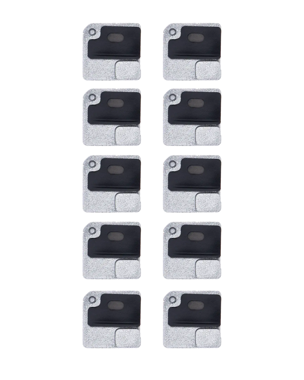 Flashlight / Power-Flex Holder with Microphone Mesh for iPhone 12 (White) (10 Pack)