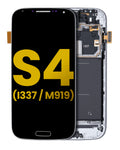 OLED Display with Frame for Samsung Galaxy S4 (I337 / M919) (AT&T & T-Mobile / Straight Talk) (Refurbished) (Black)