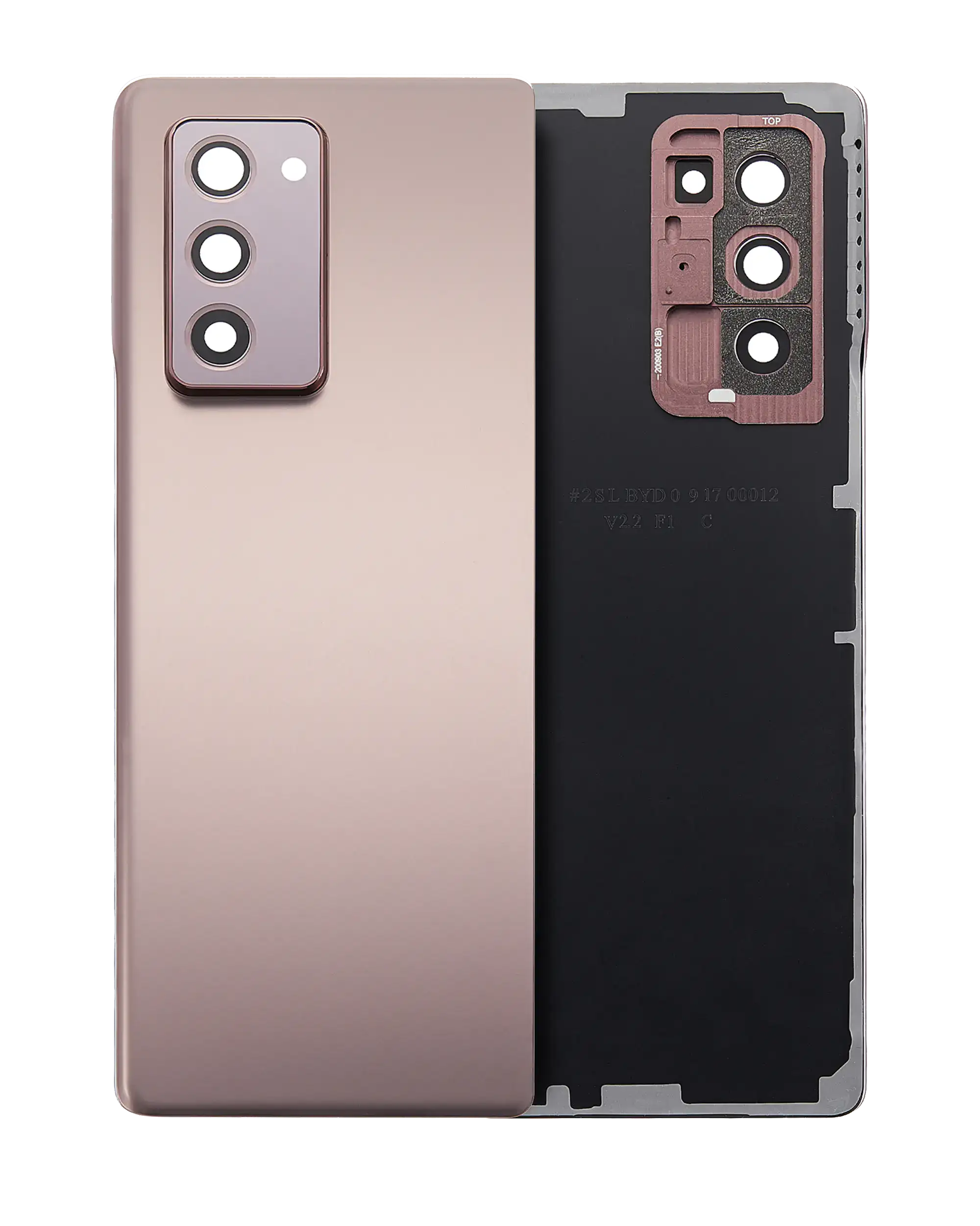 Back Cover with Camera Lens for Samsung Galaxy Z Fold 2 5G (Service Pack) (Mystic Bronze)
