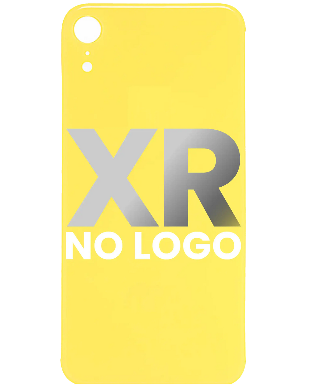 Backcover für iPhone XR (ohne Logo) – Gelb