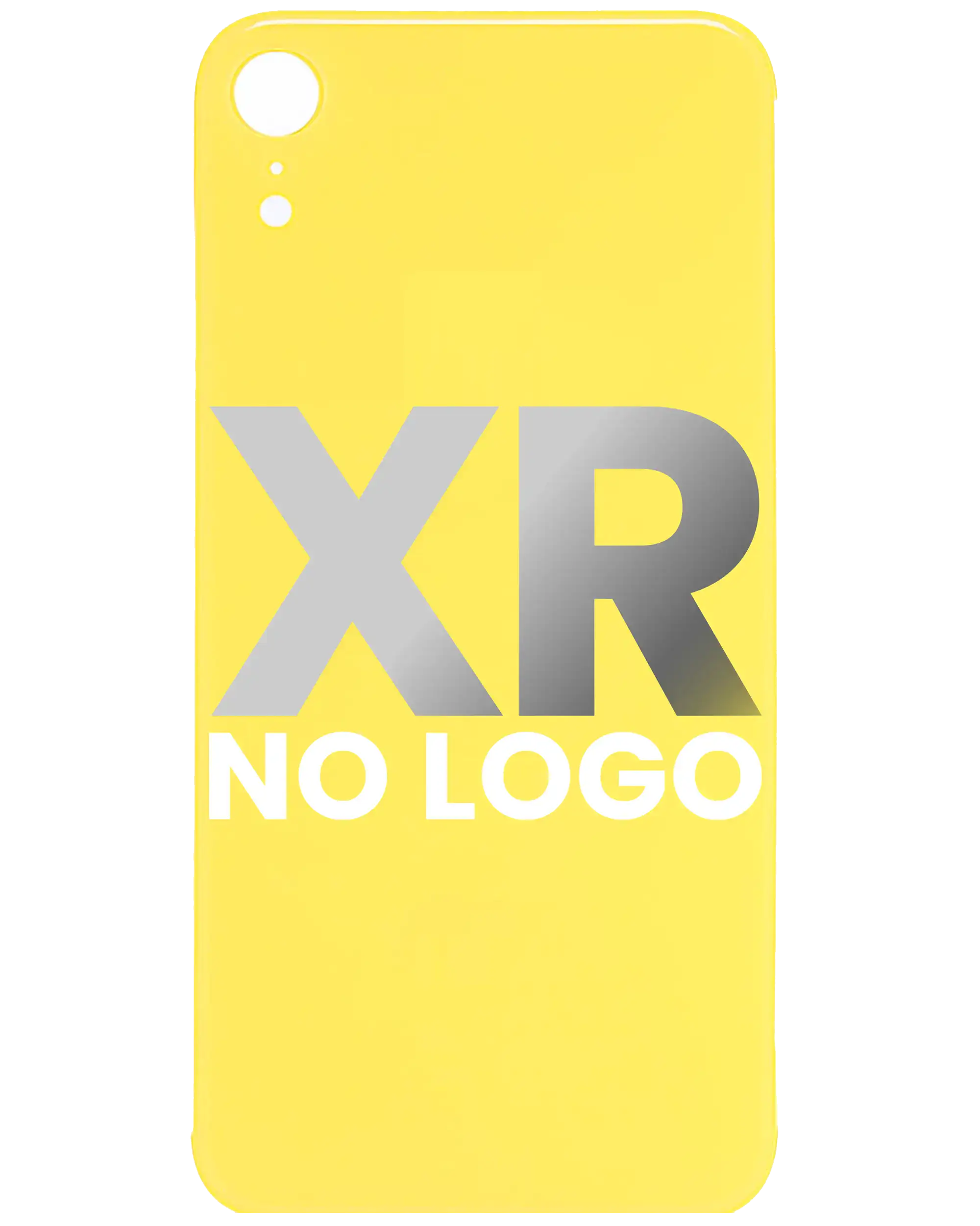 Backcover für iPhone XR (ohne Logo) – Gelb