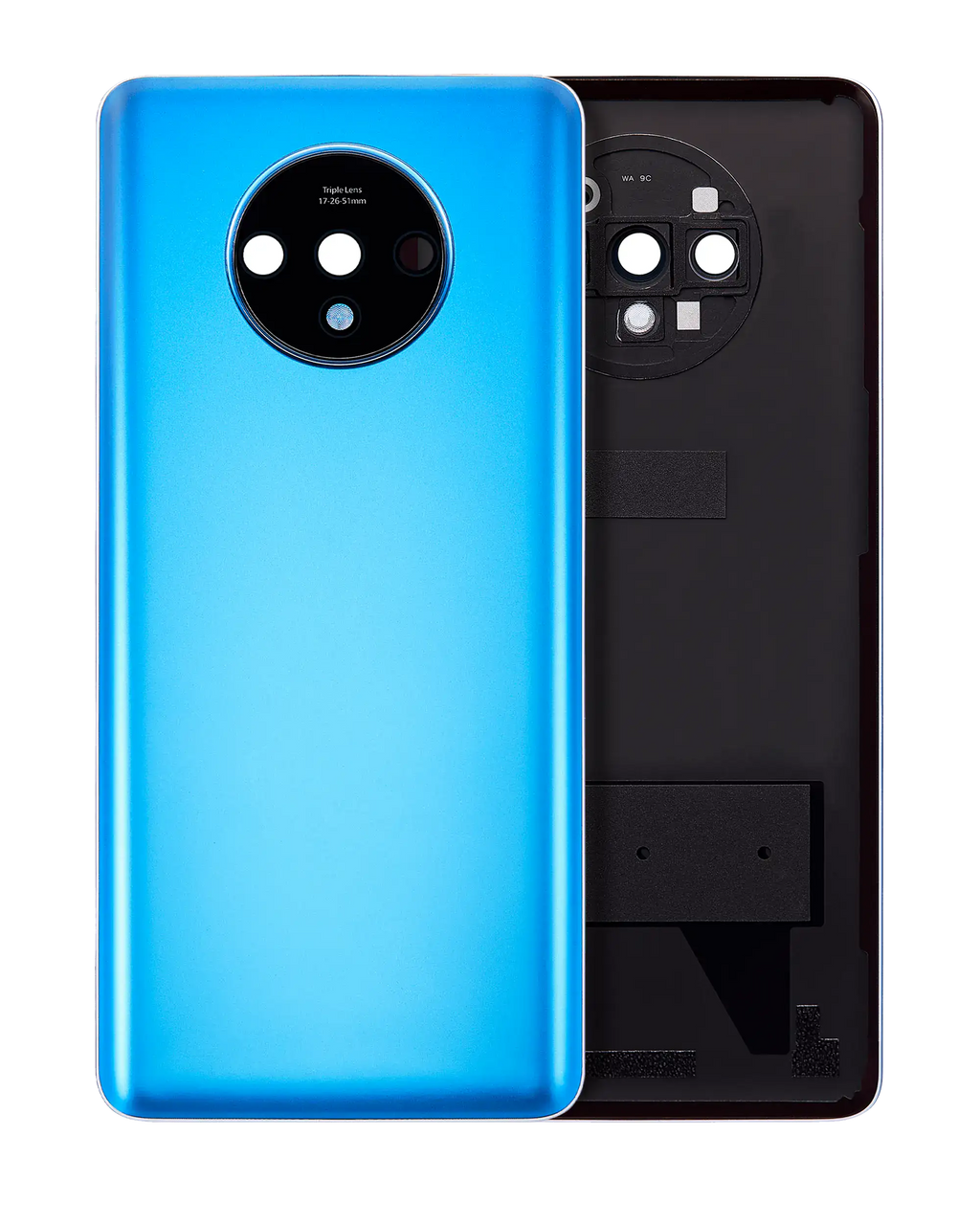 Back cover glass for OnePlus 7T (Aftermarket Plus) (Glacier Blue)