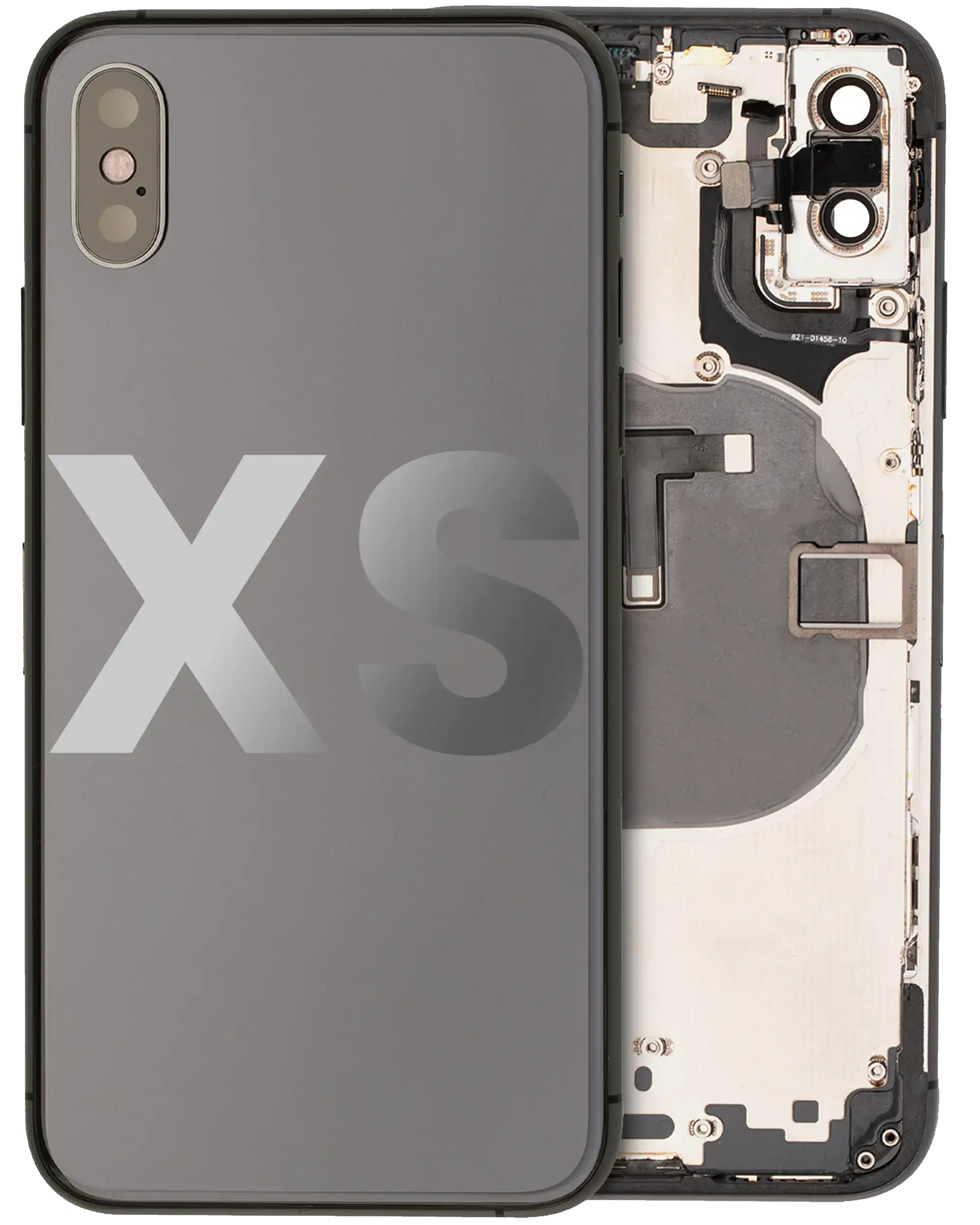 Gebrauchter Ausbau/Pull Qualität C – iPhone XS Backcover/Rahmen Space Grau