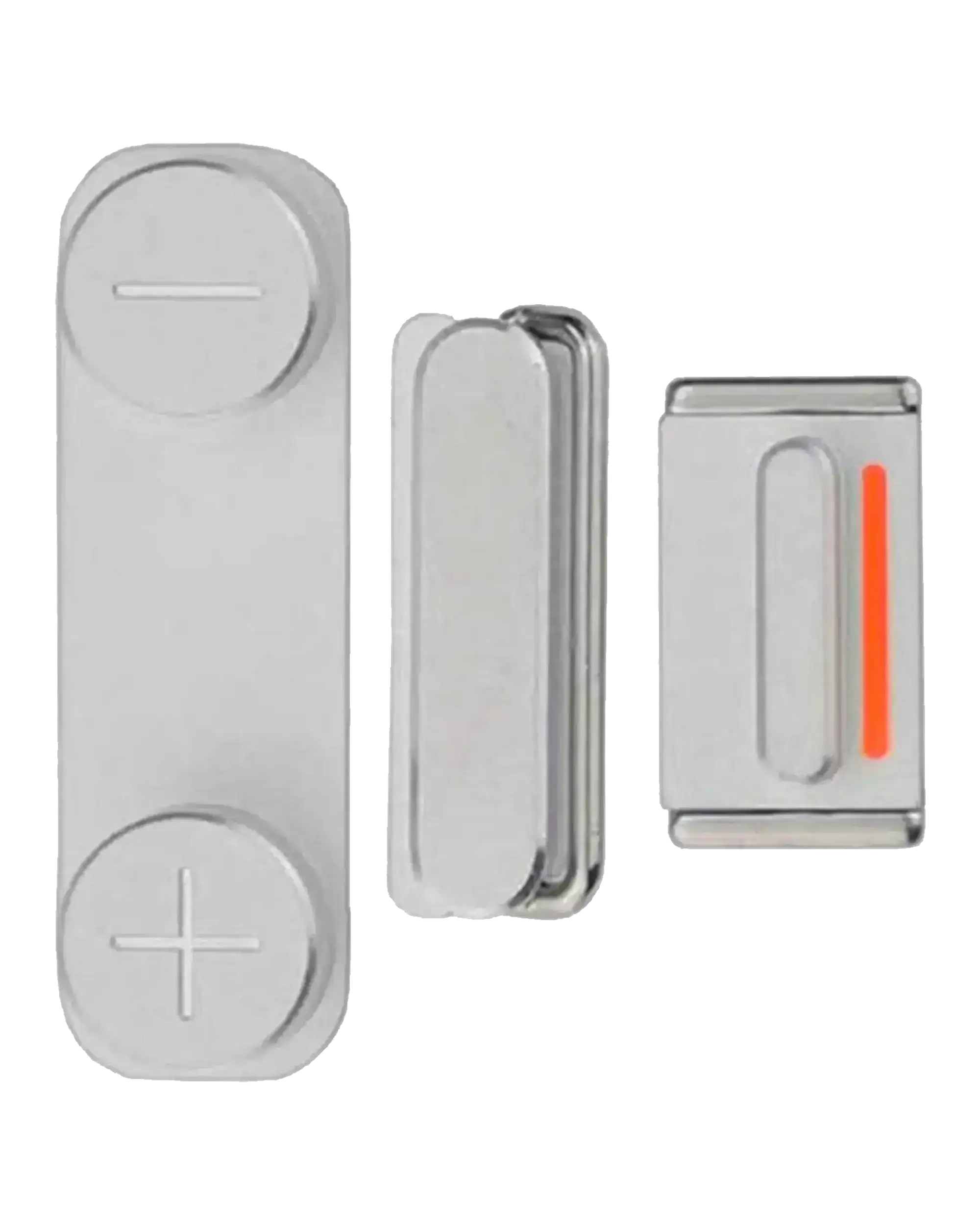 Hard Key Set (Power/Volume/Vibrator) for iPhone 5S/SE (2016) (Silver)