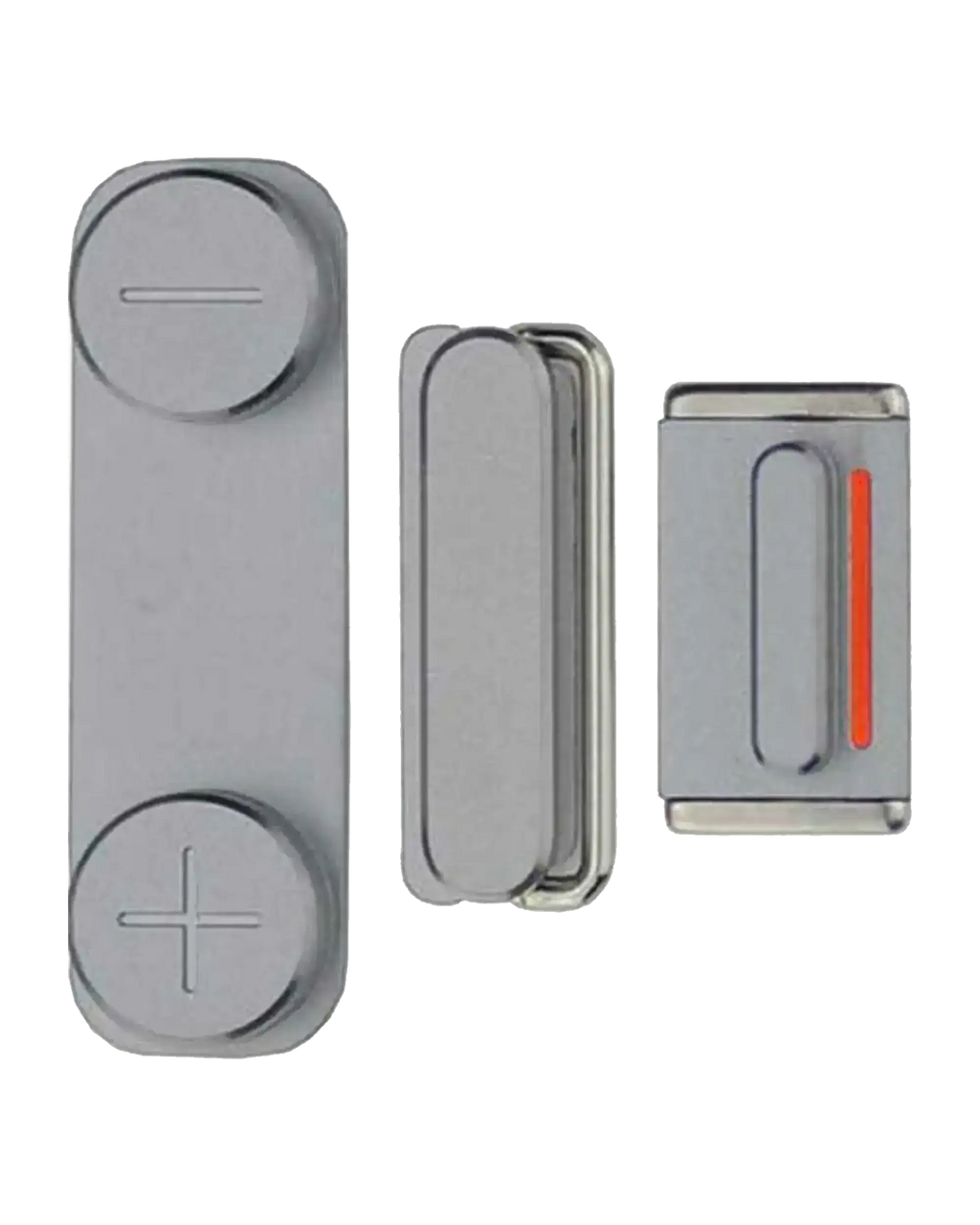 Tasten-Set (Power/Volume/Vibrator) für iPhone 5S/SE Space Grau