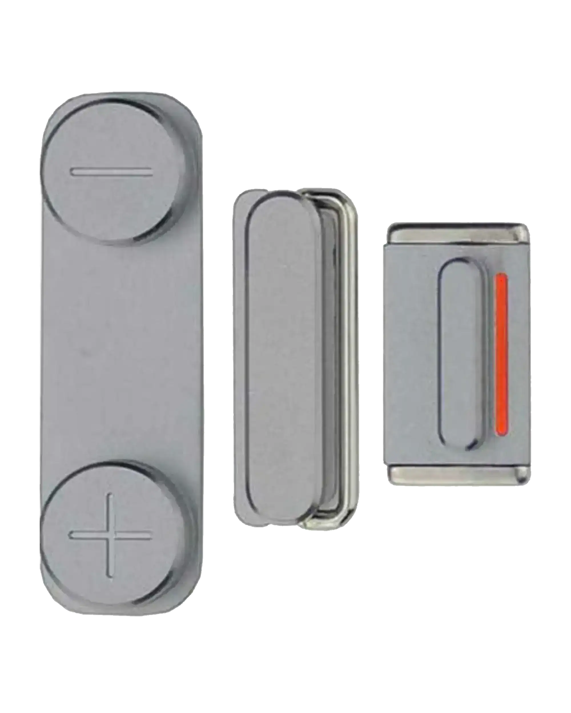 Tasten-Set (Power/Volume/Vibrator) für iPhone 5S/SE Space Grau