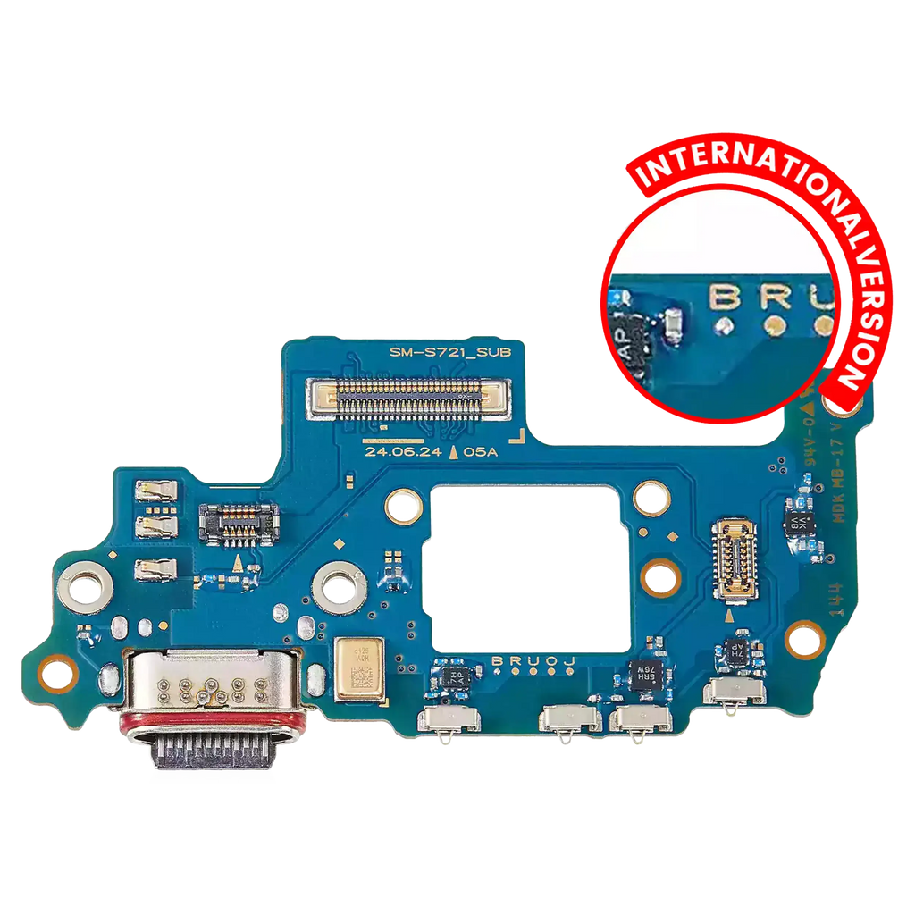 Ladebuchse-Platine für Samsung Galaxy S24 FE (Internationale Version) Premium