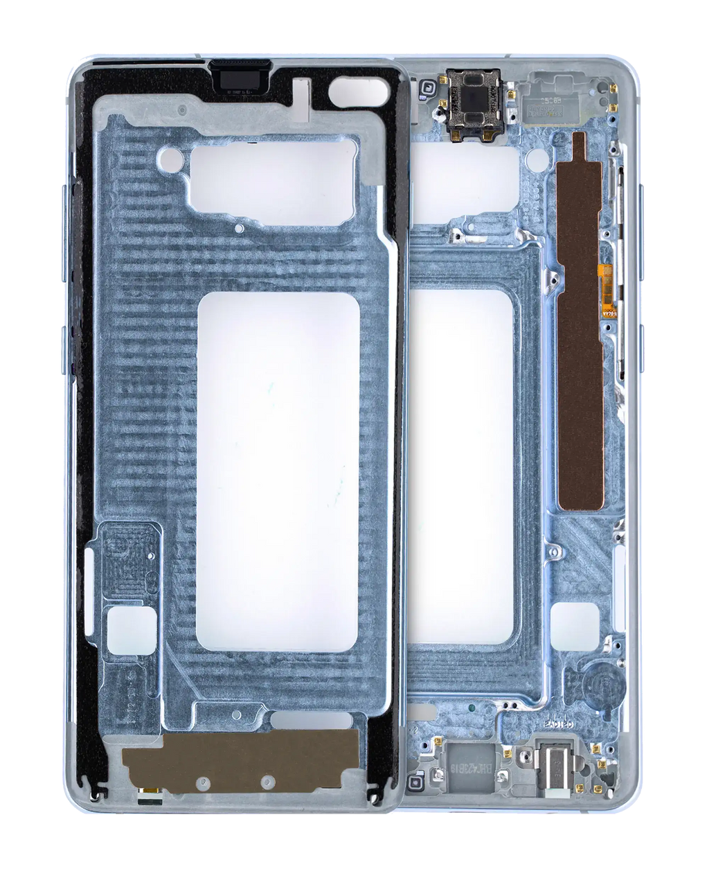 Midframe/Rahmen für Samsung Galaxy S10 Plus (mit Kleinteilen) (Prism Blue)