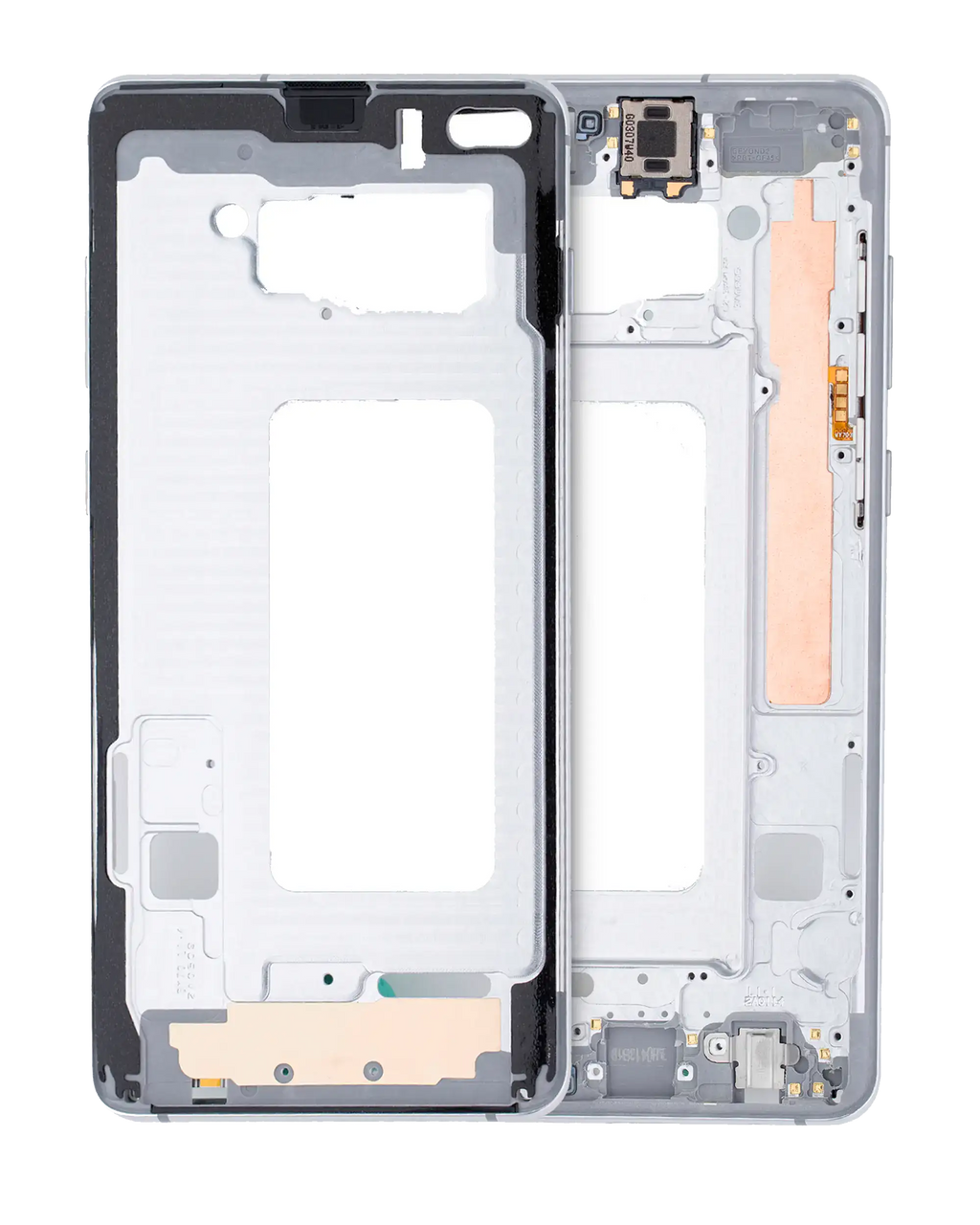 Midframe/Rahmen für Samsung Galaxy S10 Plus (mit Kleinteilen) (Prism White)