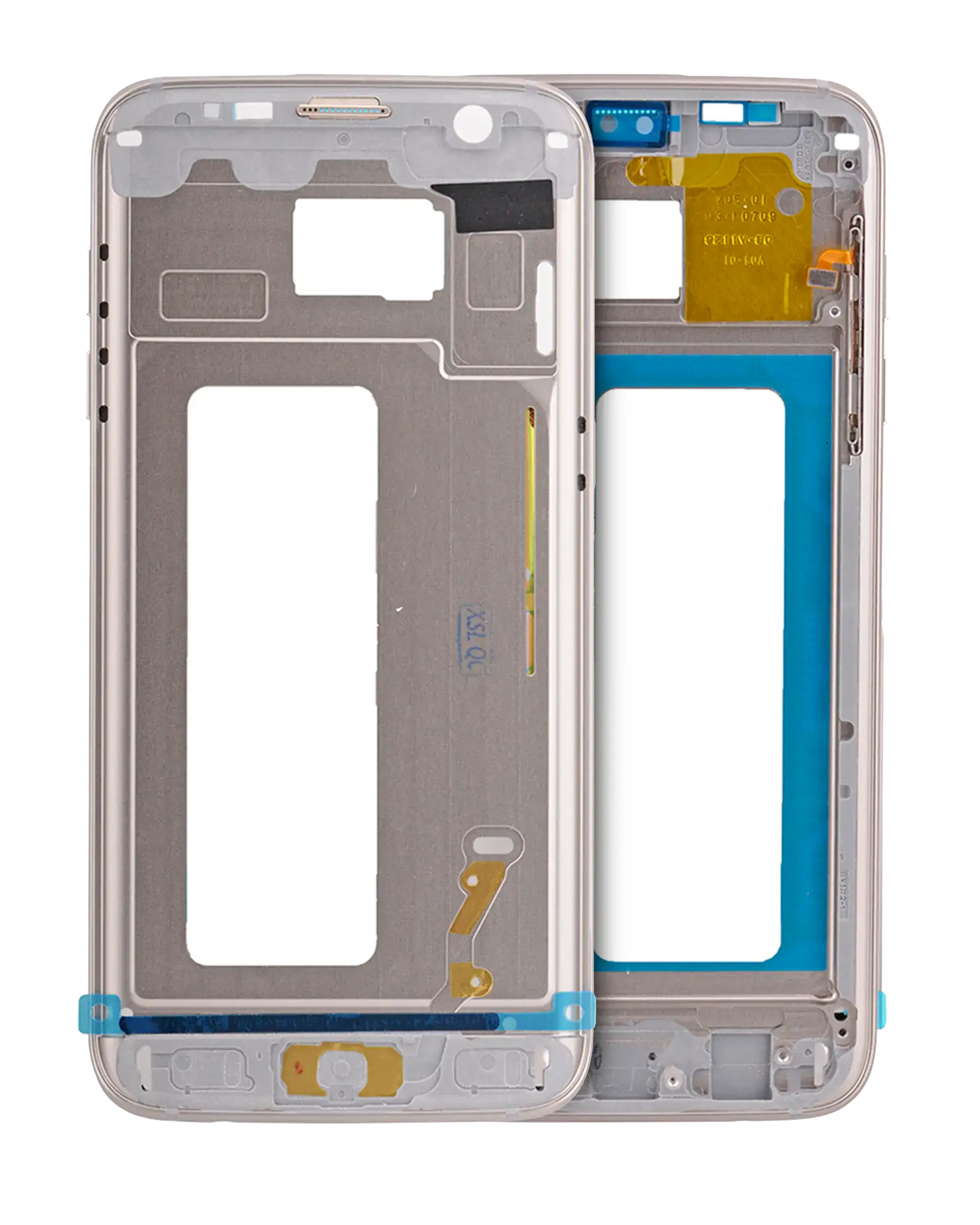 Midframe/Bezel for Samsung Galaxy S7 Edge (with small parts) (Gold)