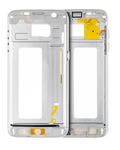 Midframe/Frame for Samsung Galaxy S7 Edge (with Small Parts) (White)