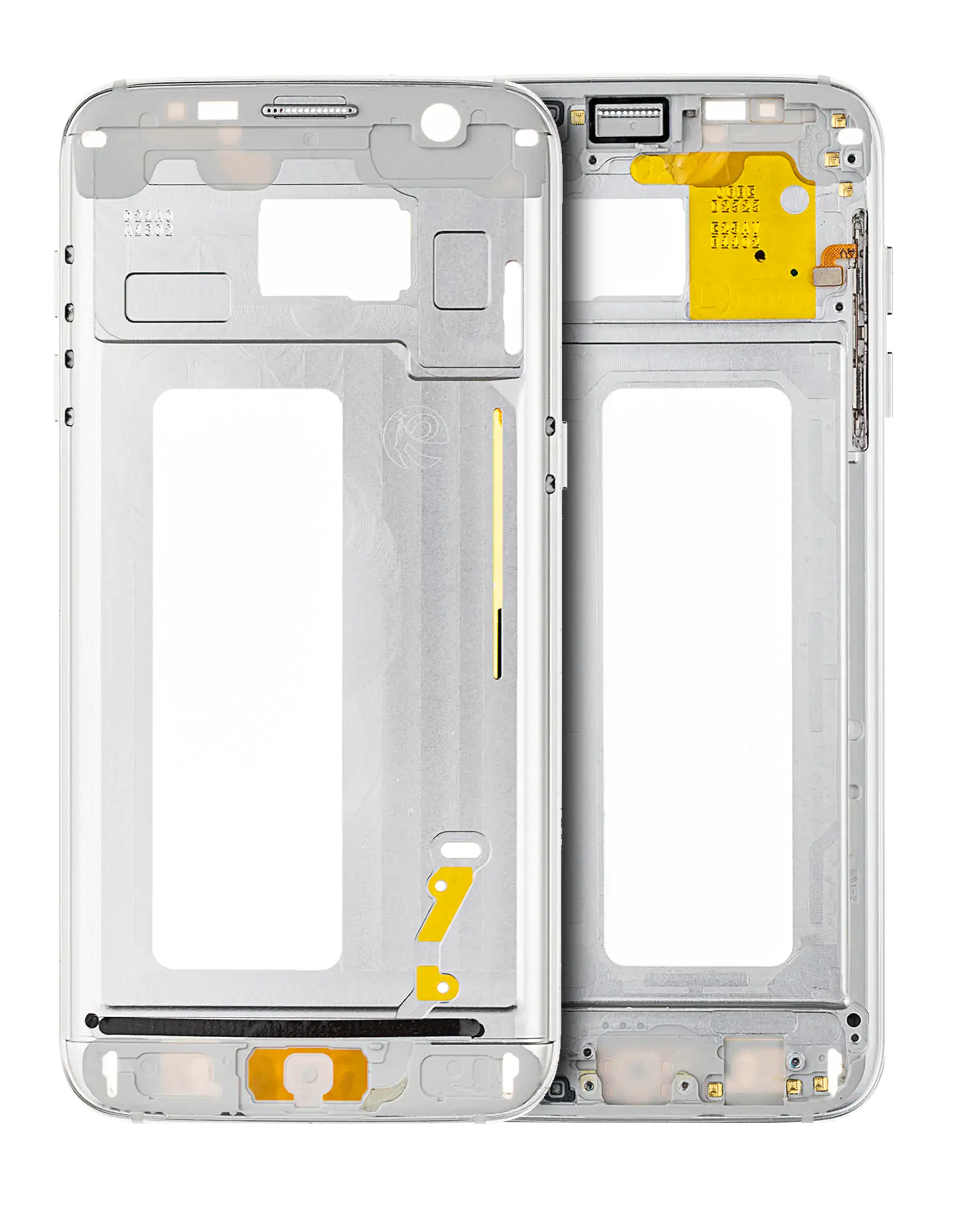 Midframe/Rahmen für Samsung Galaxy S7 Edge (mit Kleinteilen) (Weiß)