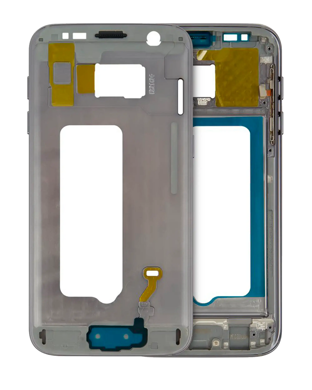 Back Cover/Frame for Samsung Galaxy S7 with Small Parts (Black)