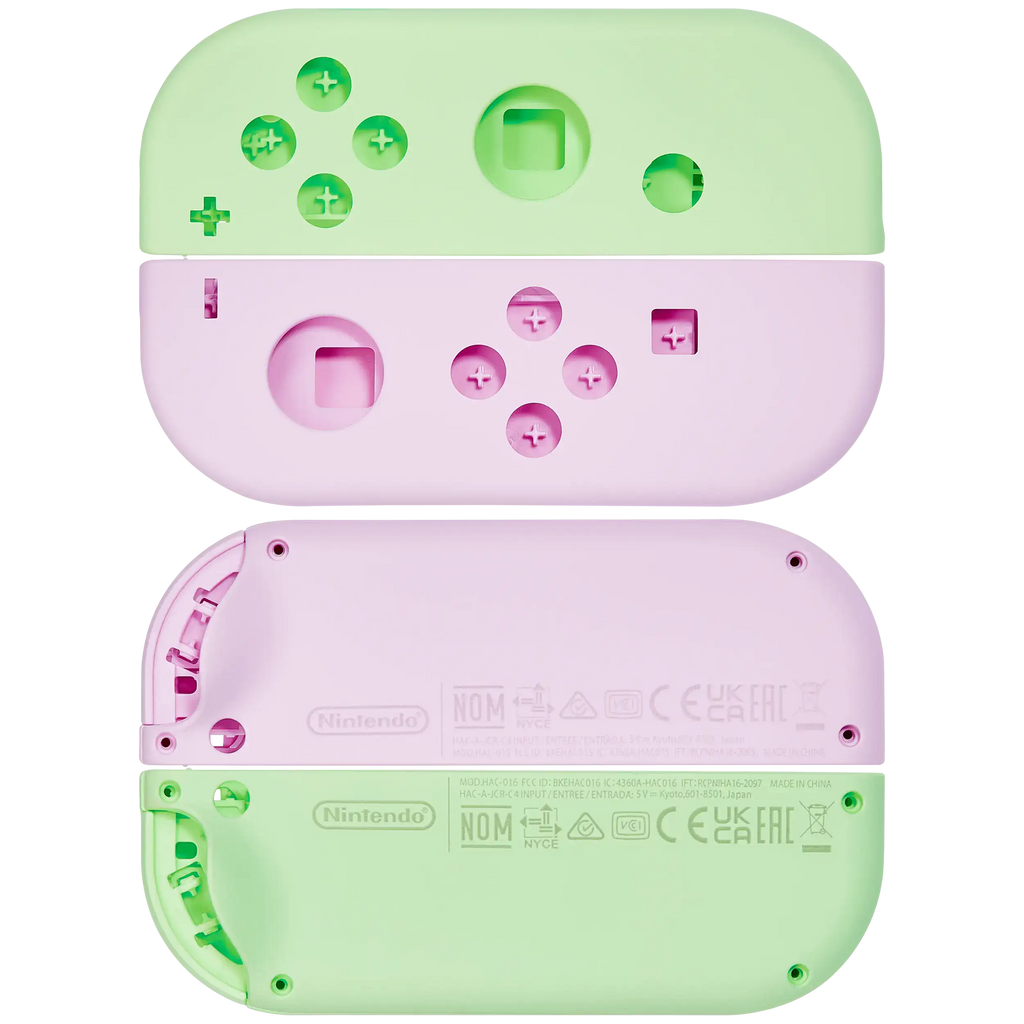 Gehäuseschale für Nintendo Switch Joy-Con Controller (Lila/Grün)