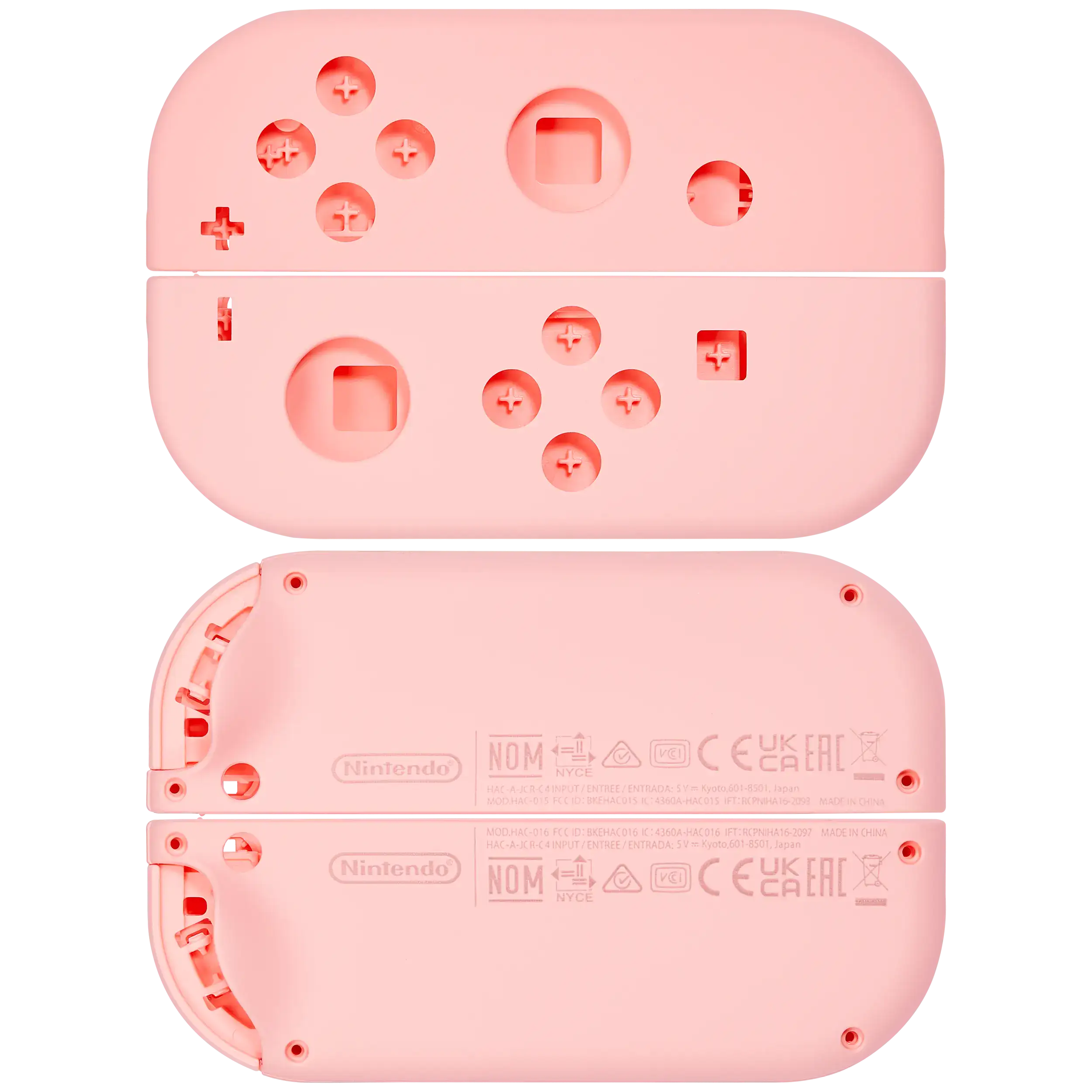 Gehäuseschale für Nintendo Switch Joy-Con Controller (Pink)