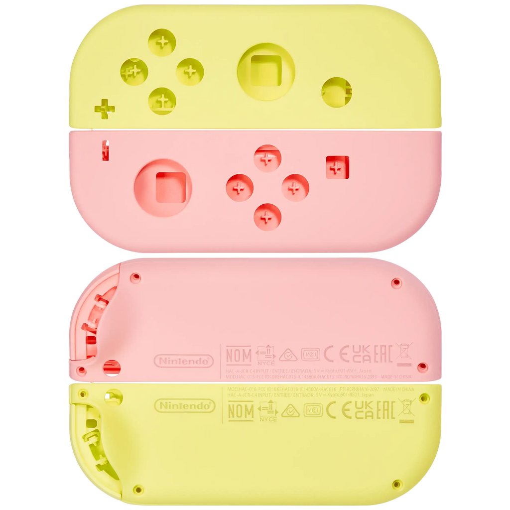 Housing for Nintendo Switch Joy Con Controller (Pink / Yellow)