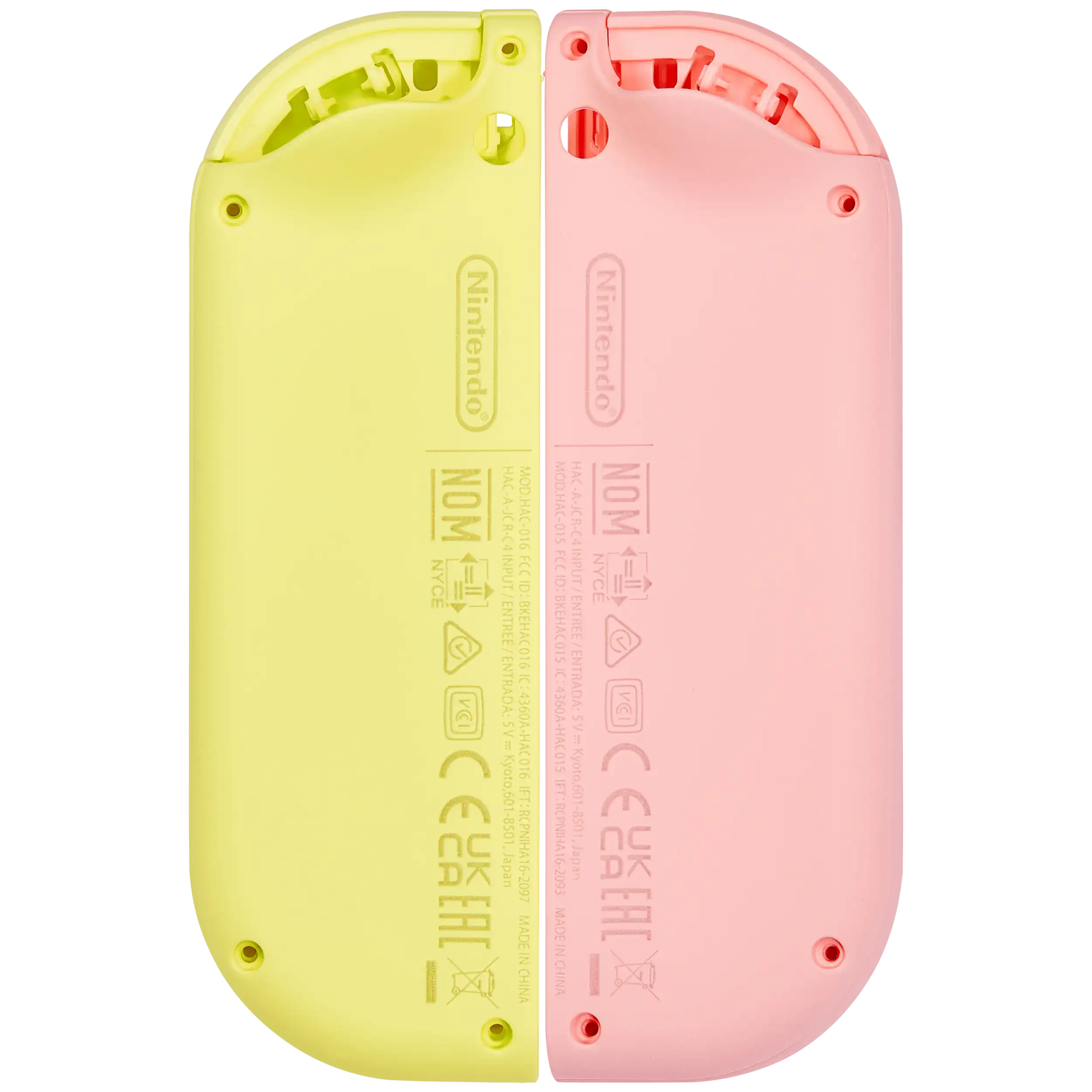 Housing for Nintendo Switch Joy Con Controller (Pink / Yellow)