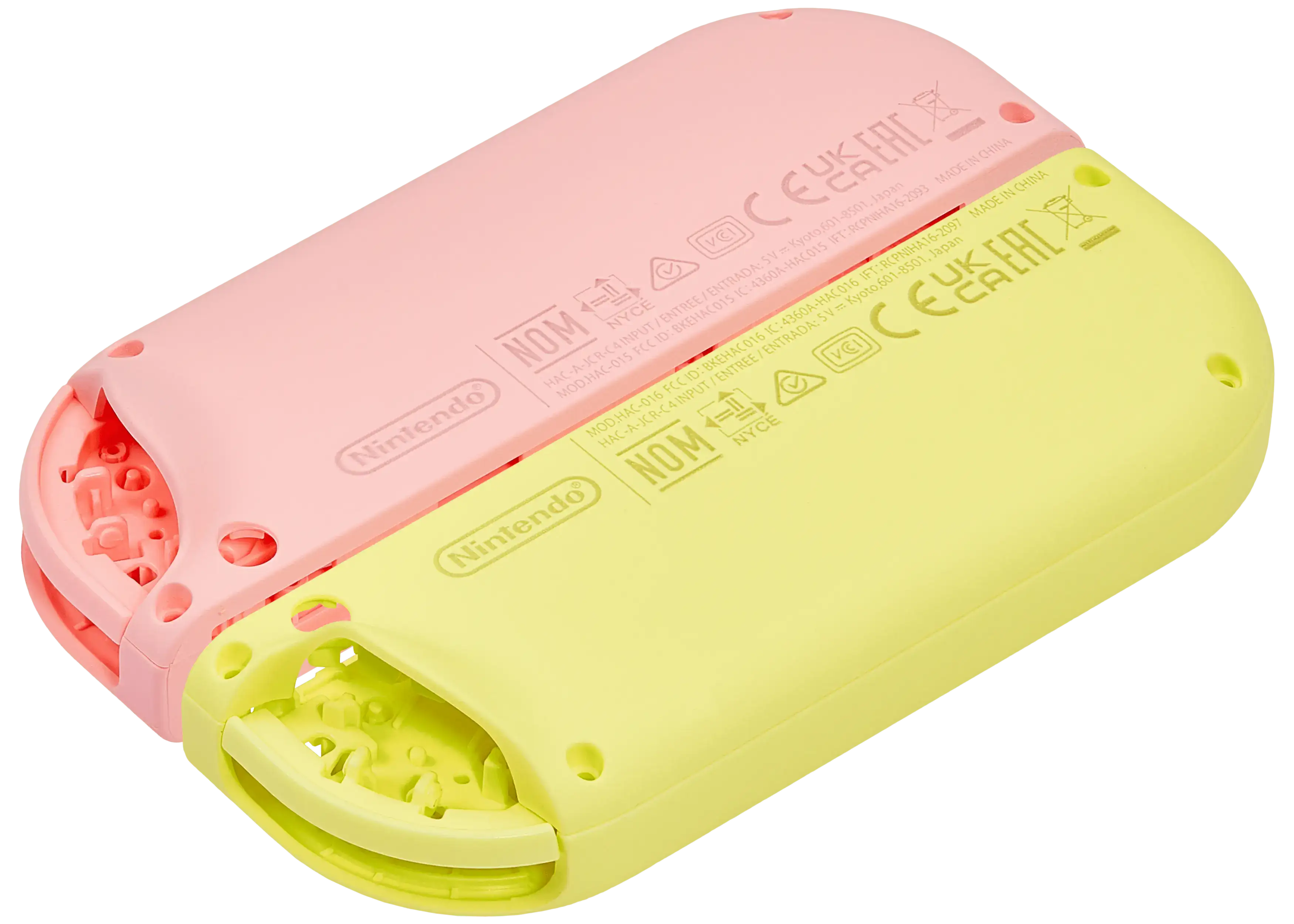 Housing for Nintendo Switch Joy Con Controller (Pink / Yellow)