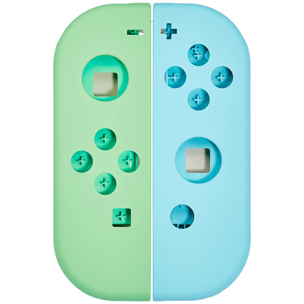 Housing Shell for Nintendo Switch Joy-Con Controllers (Green / Blue)