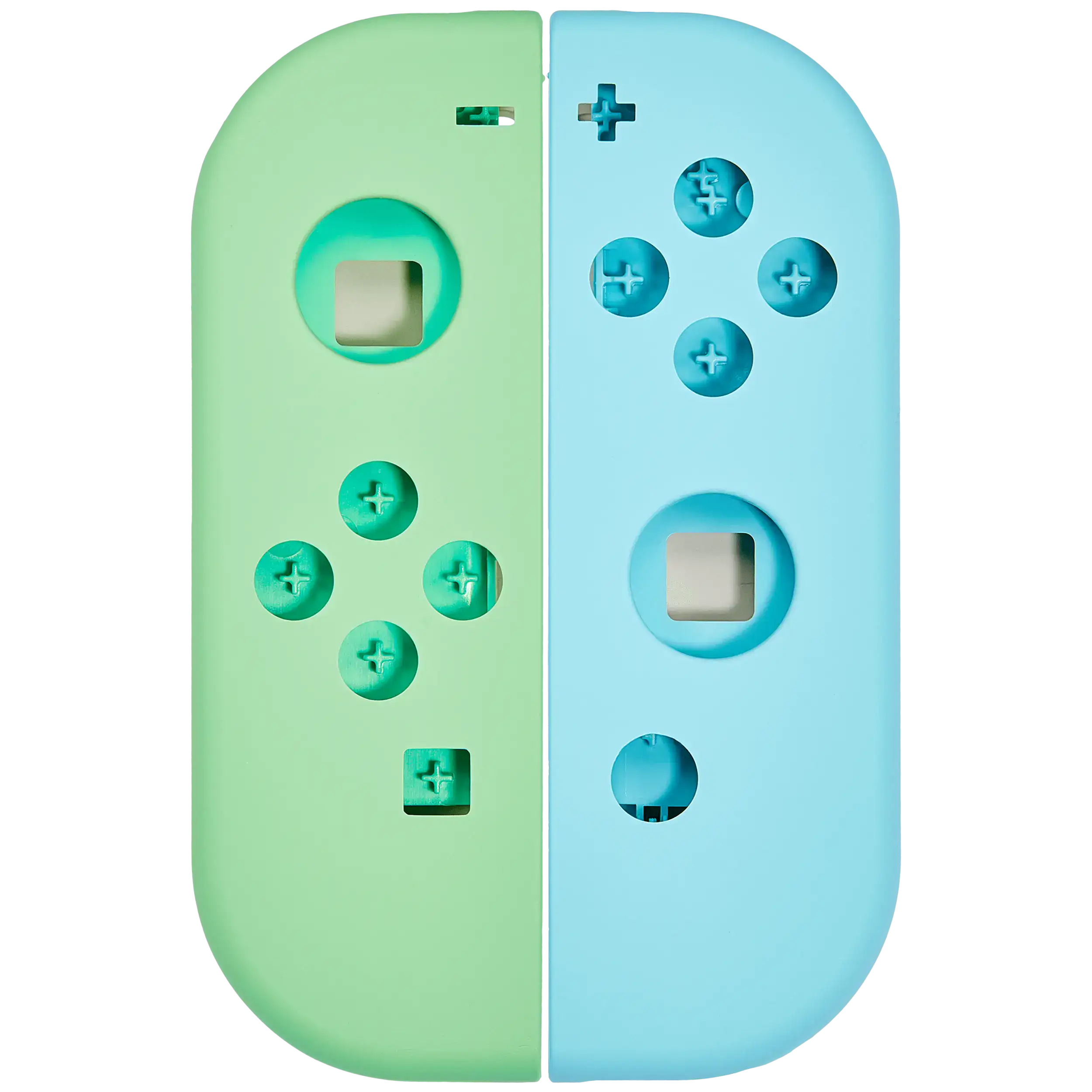 Housing Shell for Nintendo Switch Joy-Con Controllers (Green / Blue)