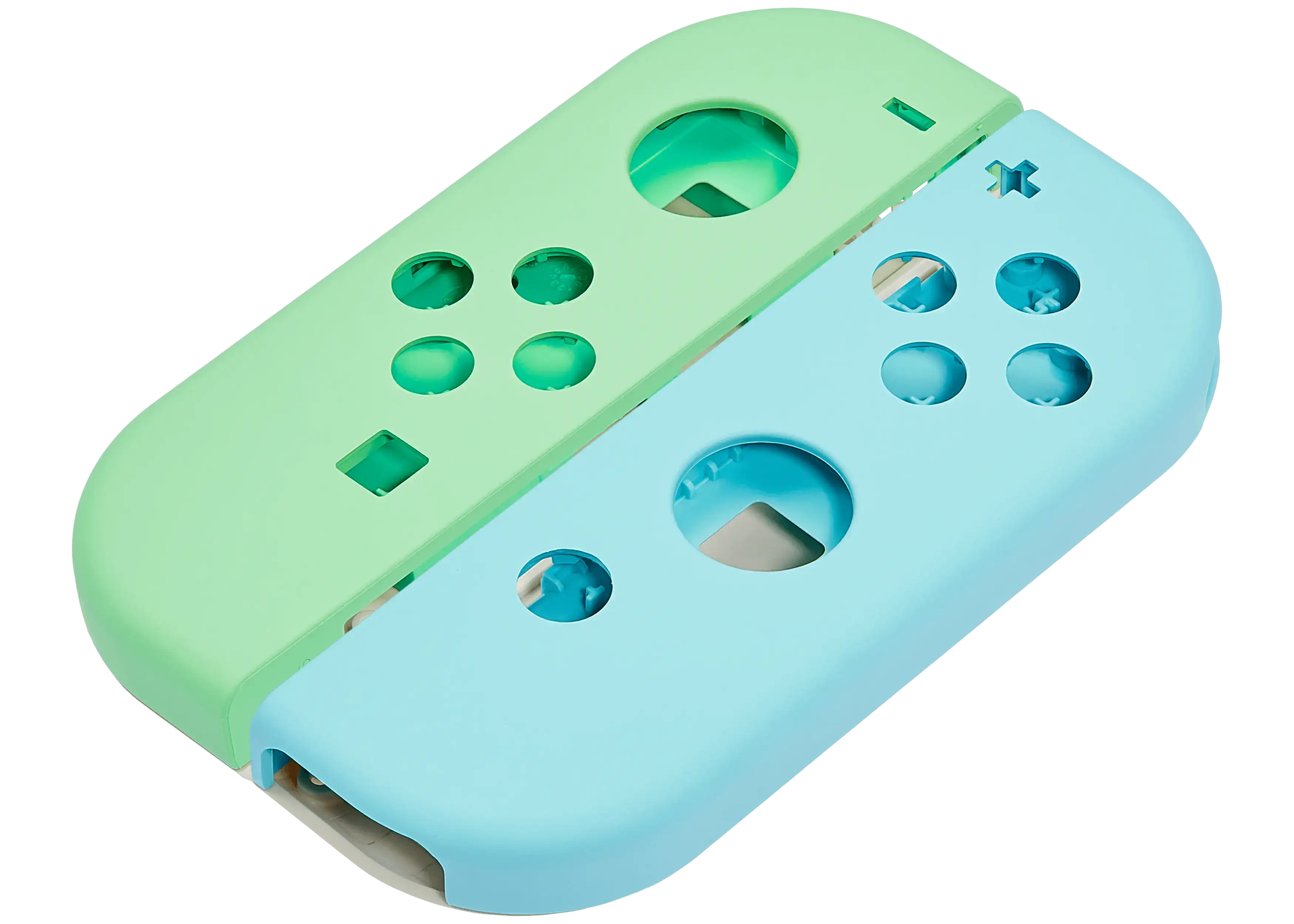 Housing Shell for Nintendo Switch Joy-Con Controllers (Green / Blue)