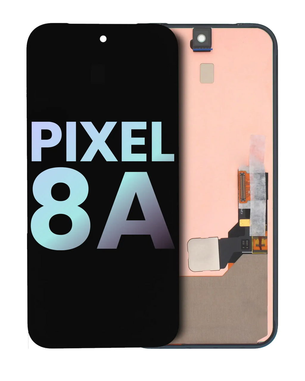 Frameless OLED Display with Fingerprint Sensor for Google Pixel 8a (Original OEM) – All Colors