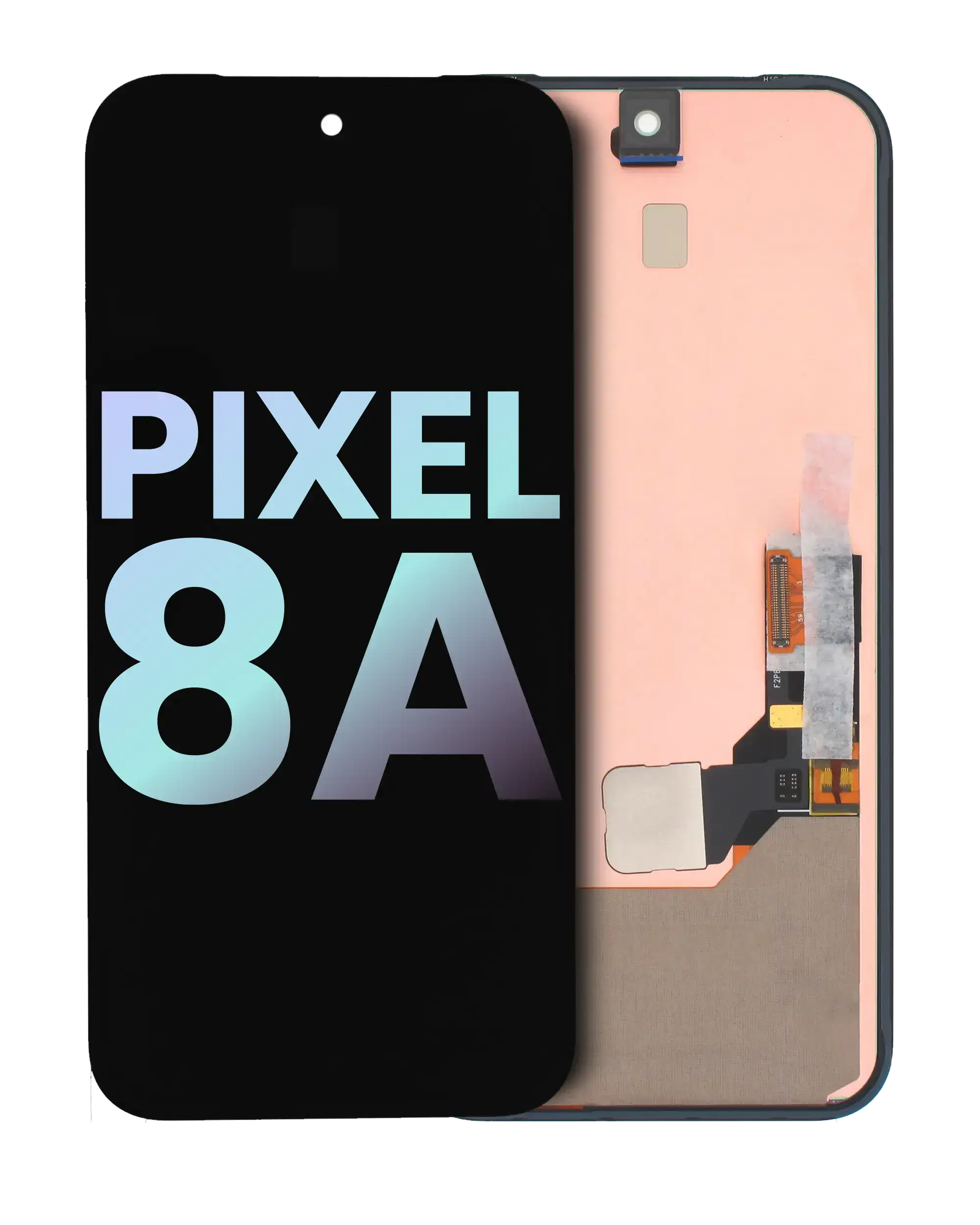 Frameless OLED Display with Fingerprint Sensor for Google Pixel 8a (Original OEM) – All Colors