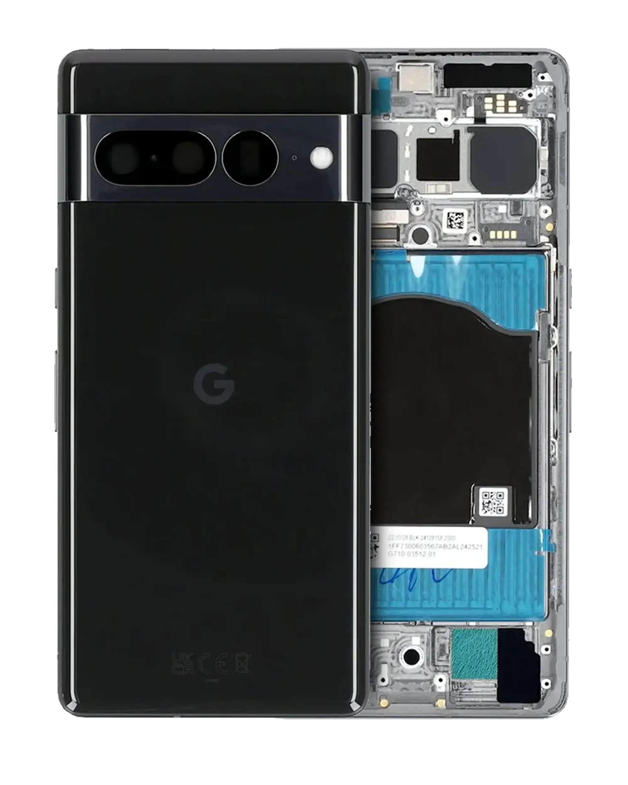 Back Cover for Google Pixel 7 Pro (Original OEM) (Obsidian)
