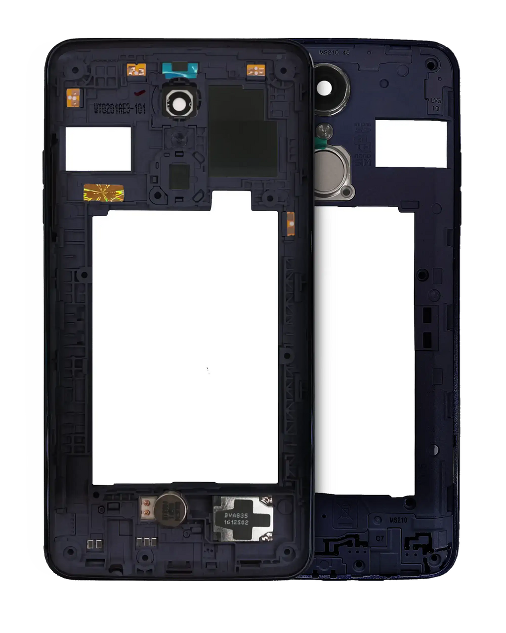 OEM-Qualität Midframe/Rahmen für LG K8 (2017) / Aristo (US-Version) (Blau)