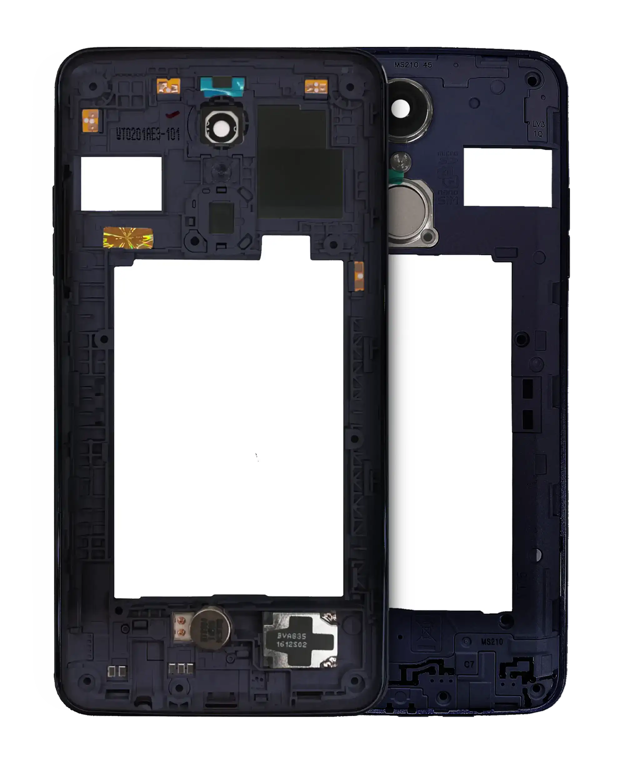 OEM-Qualität Midframe/Rahmen für LG K8 (2017) / Aristo (US-Version) (Blau)