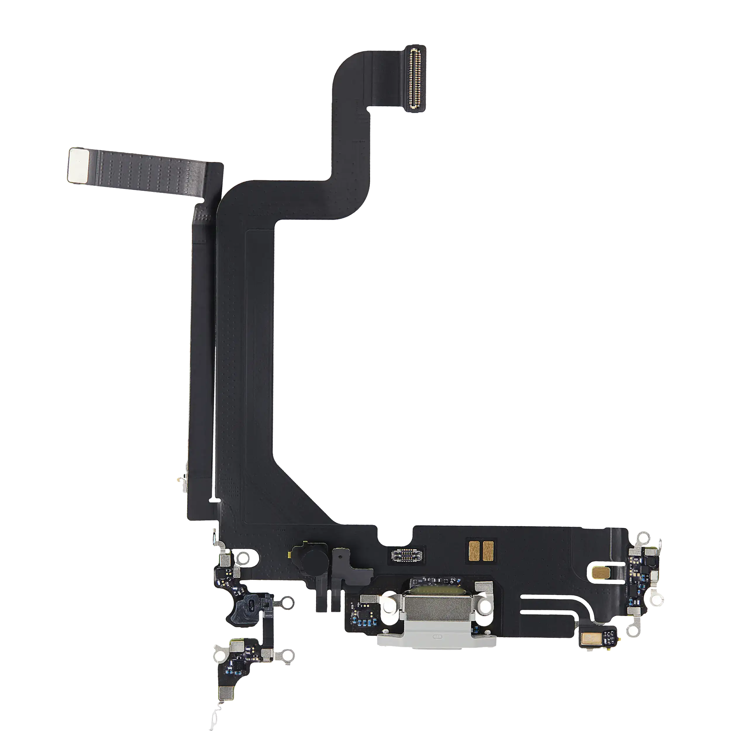 Ladebuchse-Flexkabel für iPhone 14 Pro Max (Premium) (Silber)