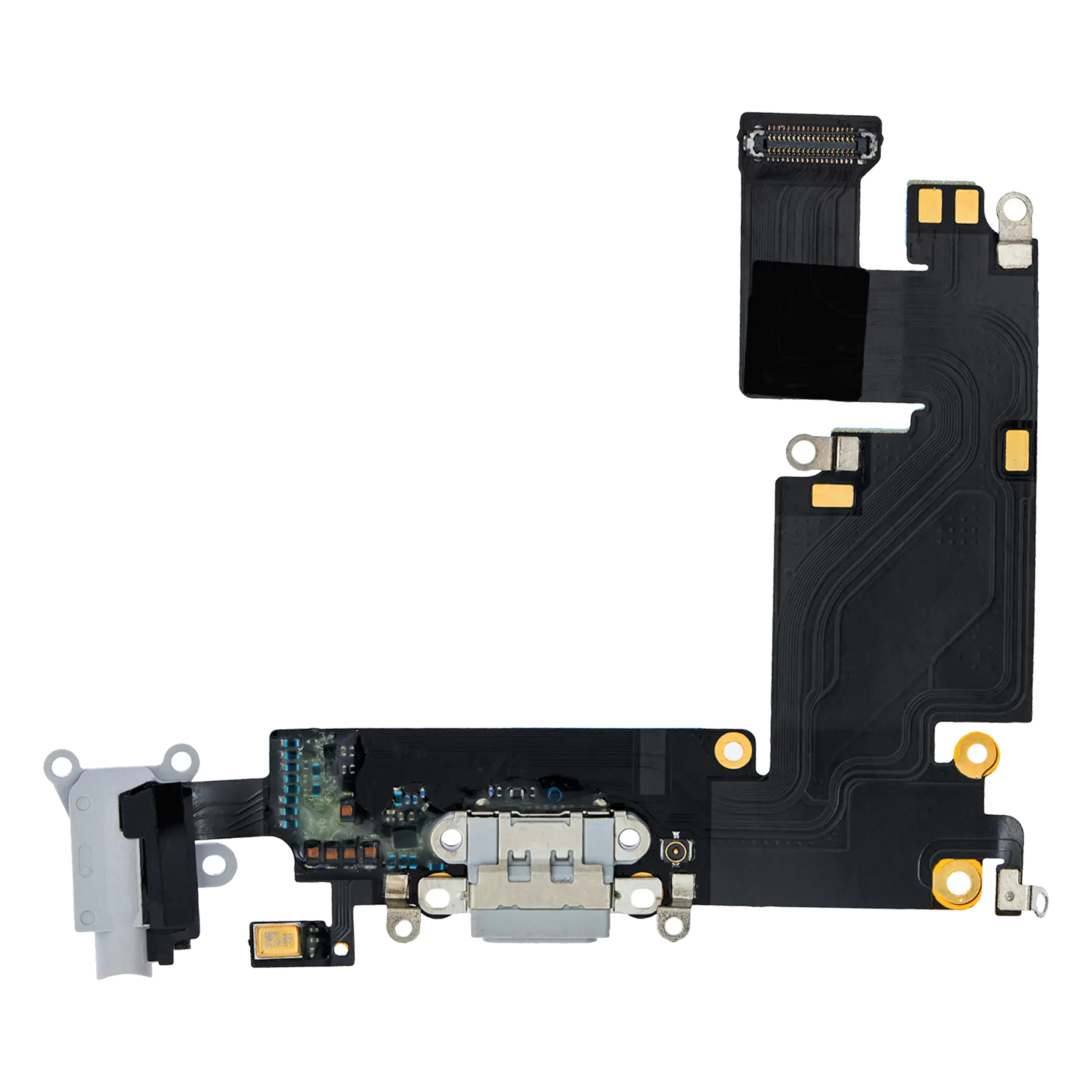Ladebuchse Flex Kabel für iPhone 6 Plus (Aftermarket) (Silber)