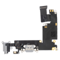 Charging Port Flex Cable for iPhone 6 Plus (Premium) (Silver)