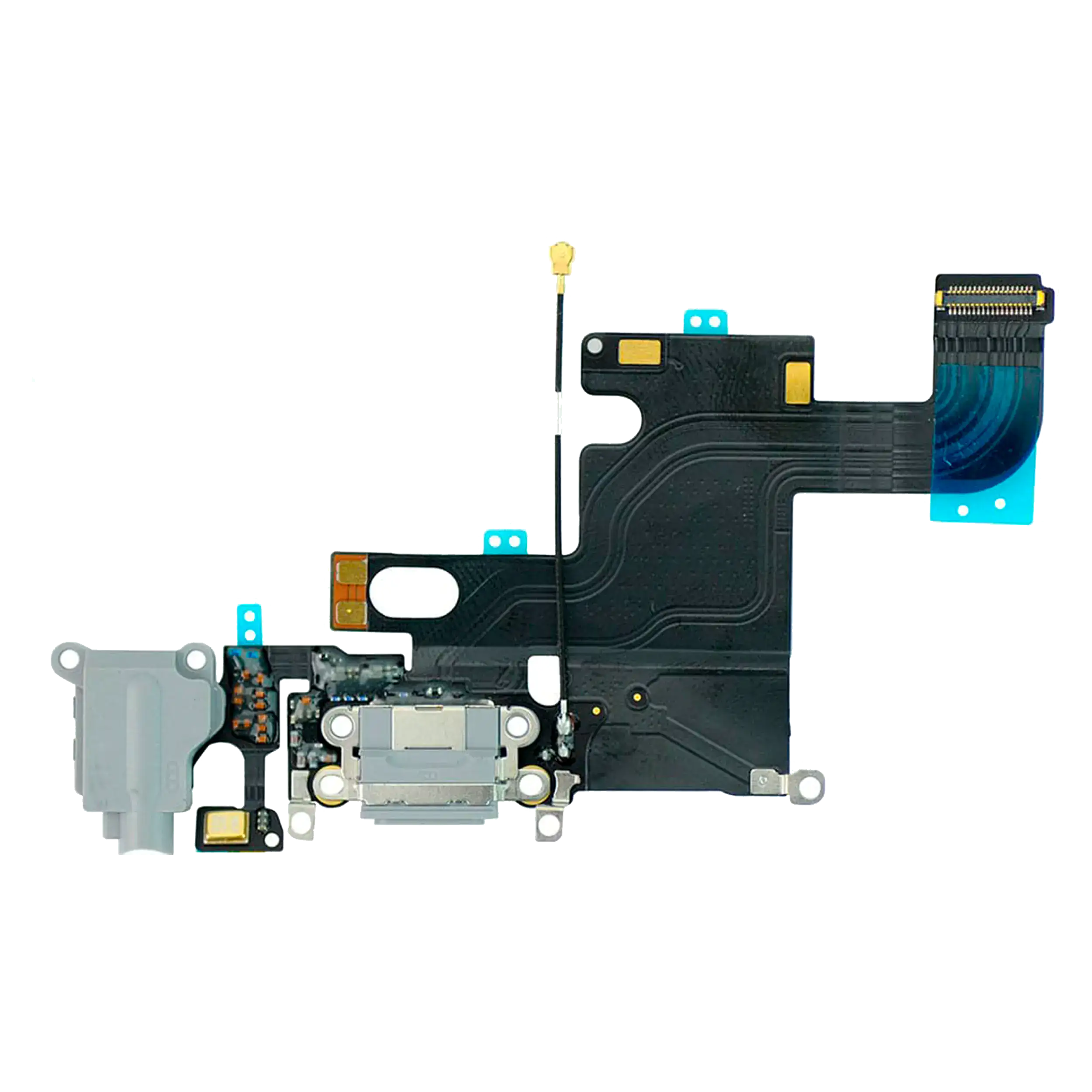 Ladebuchse-Flexkabel für iPhone 6 (Nachrüstteil) (Silber)