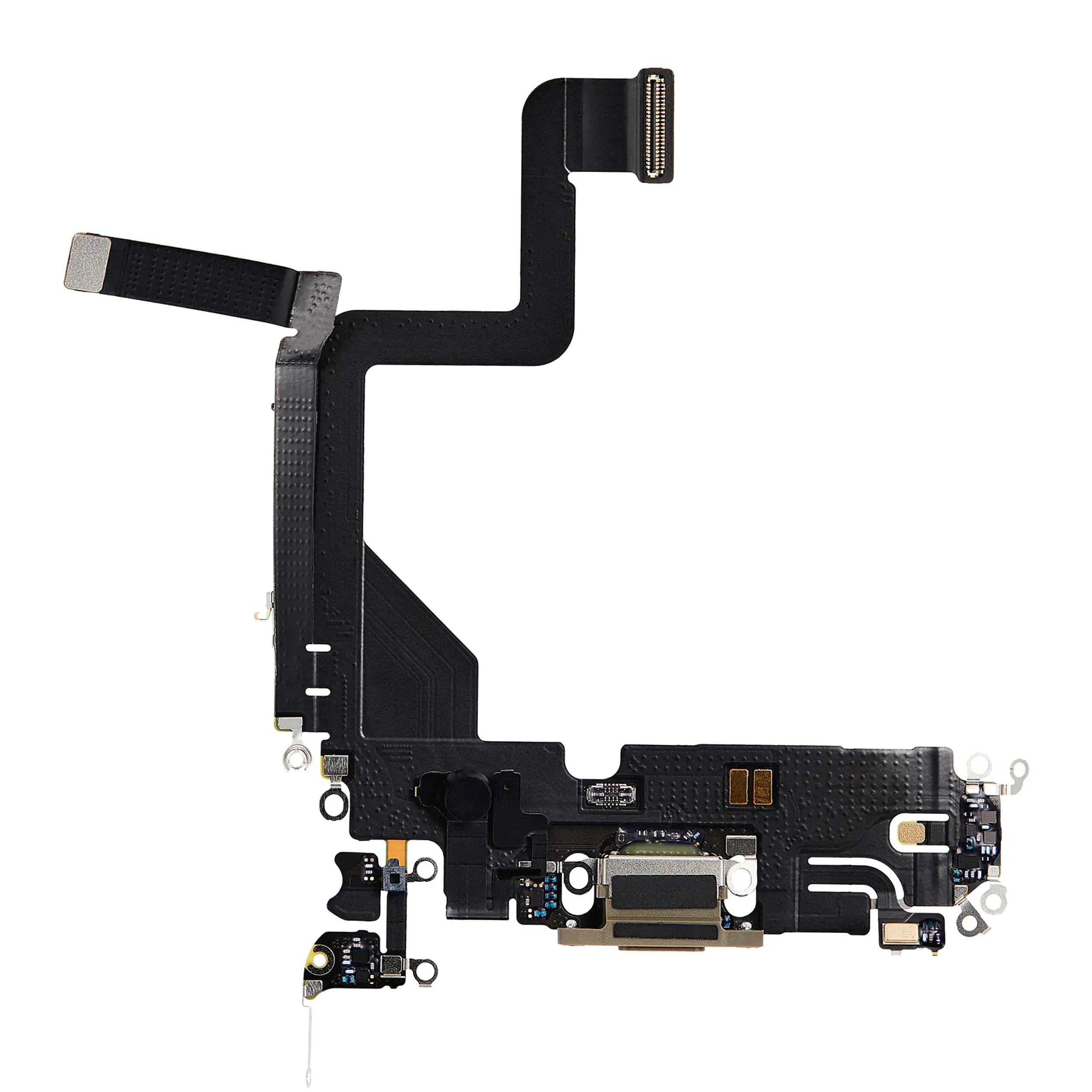 Charging Port Flex Cable for iPhone 14 Pro (Premium) (Gold)