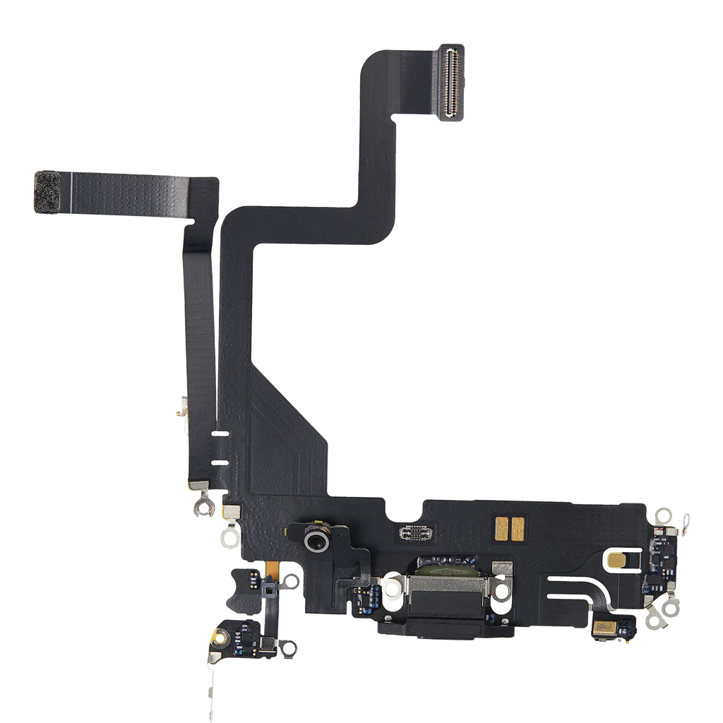 Charging Port Flex Cable for iPhone 14 Pro (Premium) (Space Black)