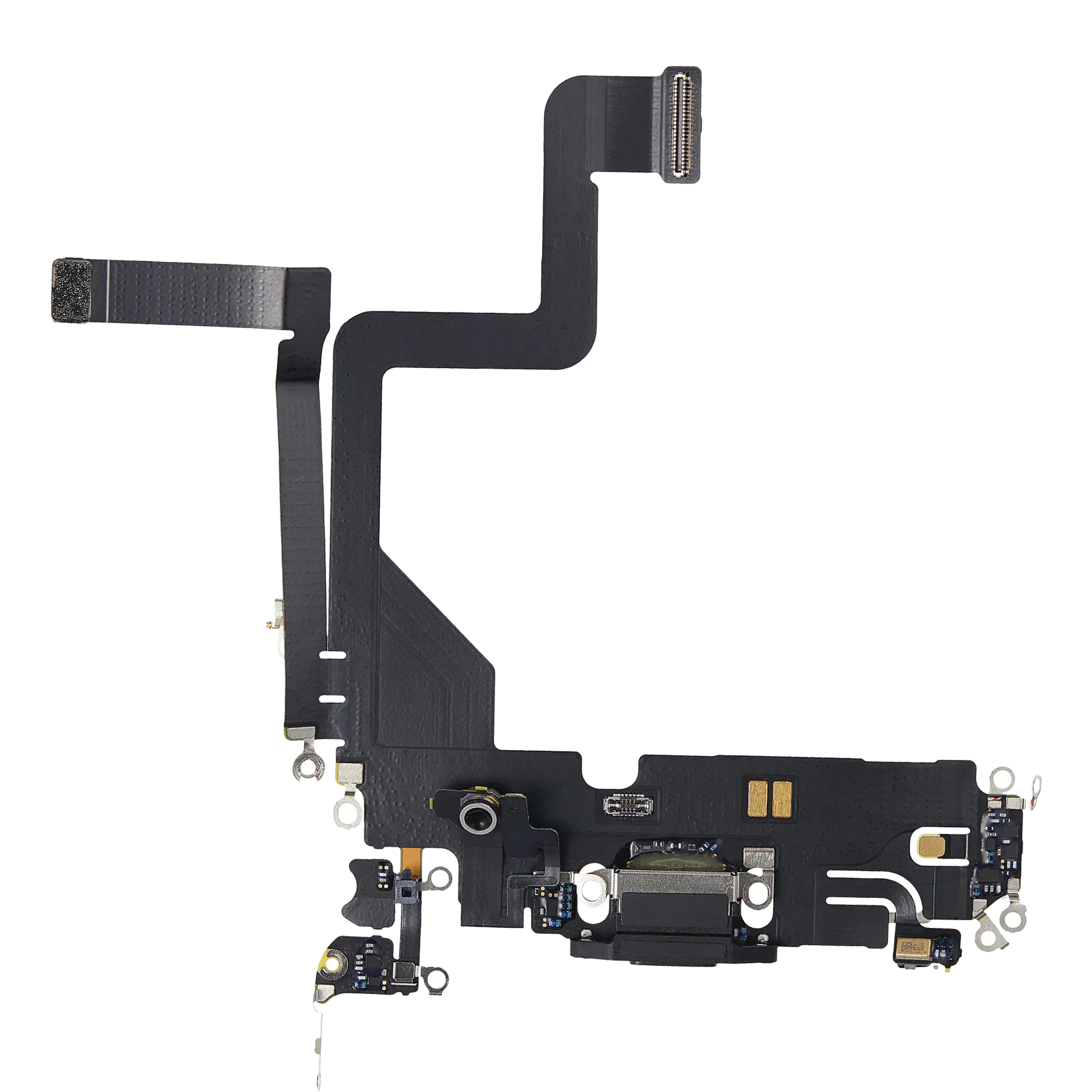 Charging Port Flex Cable for iPhone 14 Pro (Premium) (Space Black)