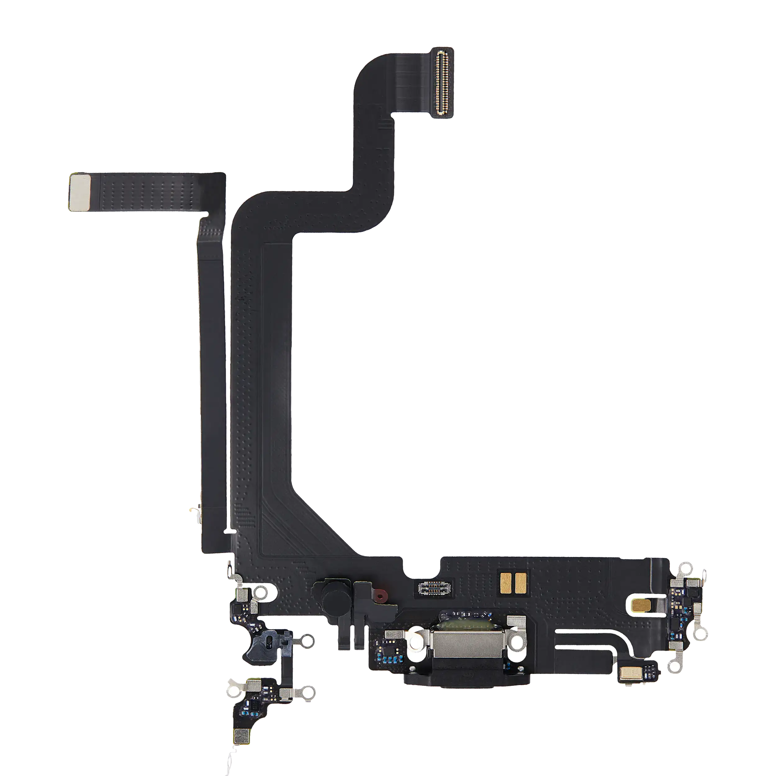 Flexible Charging Port Cable for iPhone 14 Pro Max (Premium) (Space Black)