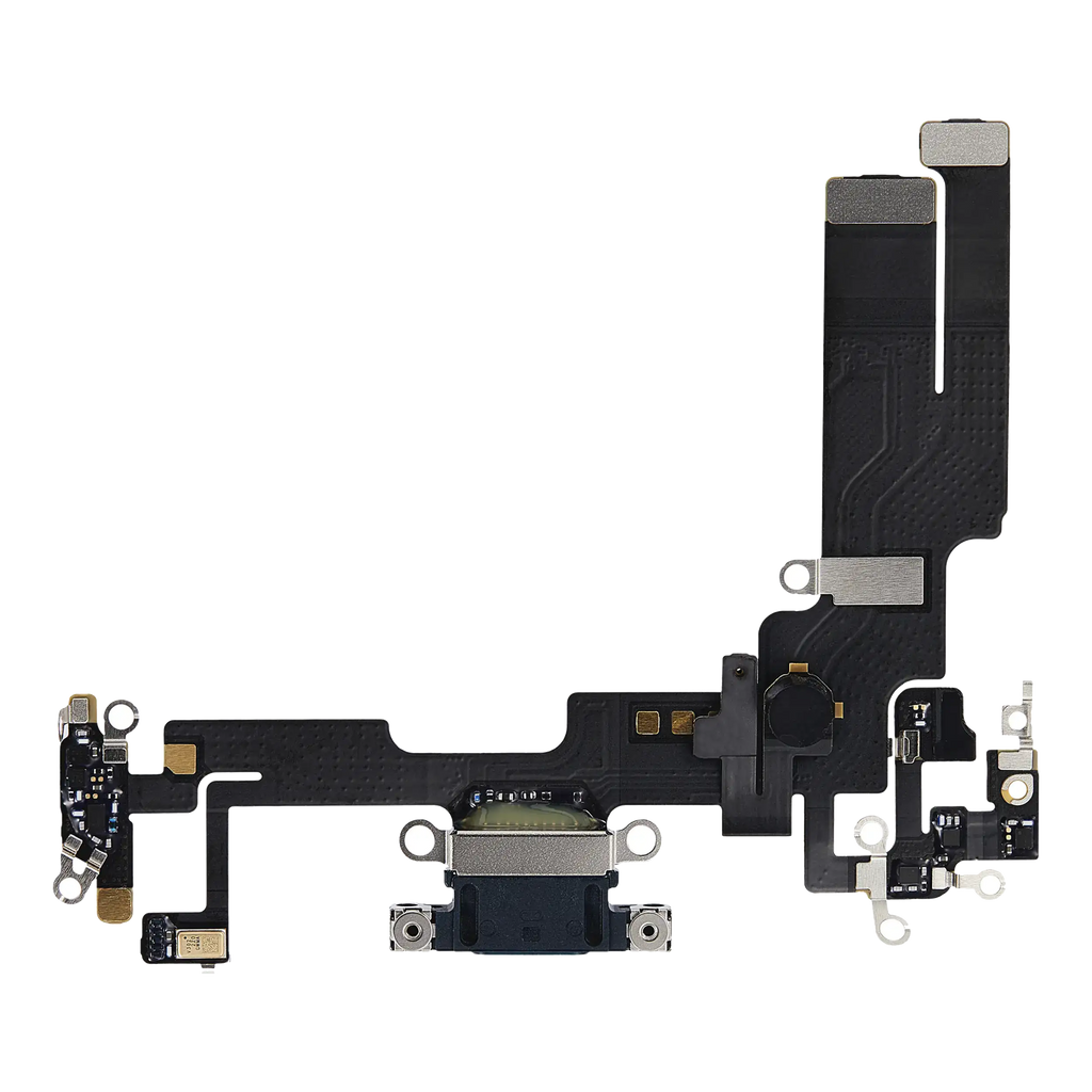 Charging Port Flex Cable for iPhone 14 (Premium) (Blue)