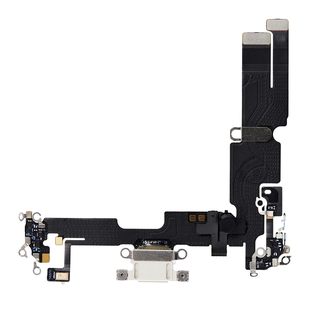 Charging Port Flex Cable for iPhone 14 Plus (Premium) (Starlight)